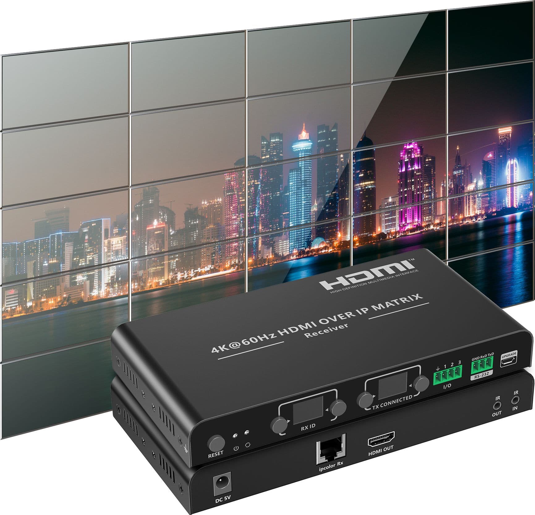 Ricevitore per Matrix Extender HDMI Over IP 4K su Cavo Cat.6 fino a 120m Multiview Ipcolor iMMS in Cavi HDMI Scontolo.net - Potenza, commercioVirtuoso.it