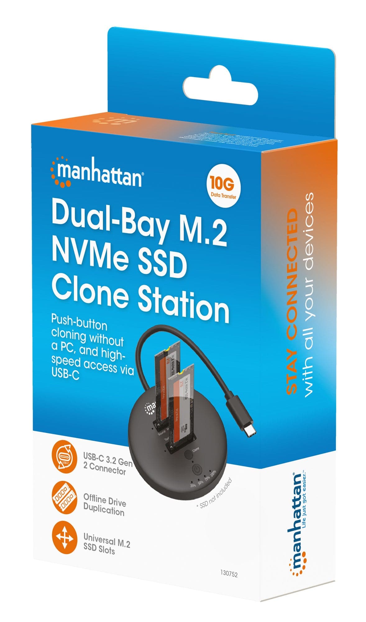 Docking Station Dual-Bay M.2 NVMe Clone SSD in Case e serrature Scontolo.net - Potenza, commercioVirtuoso.it