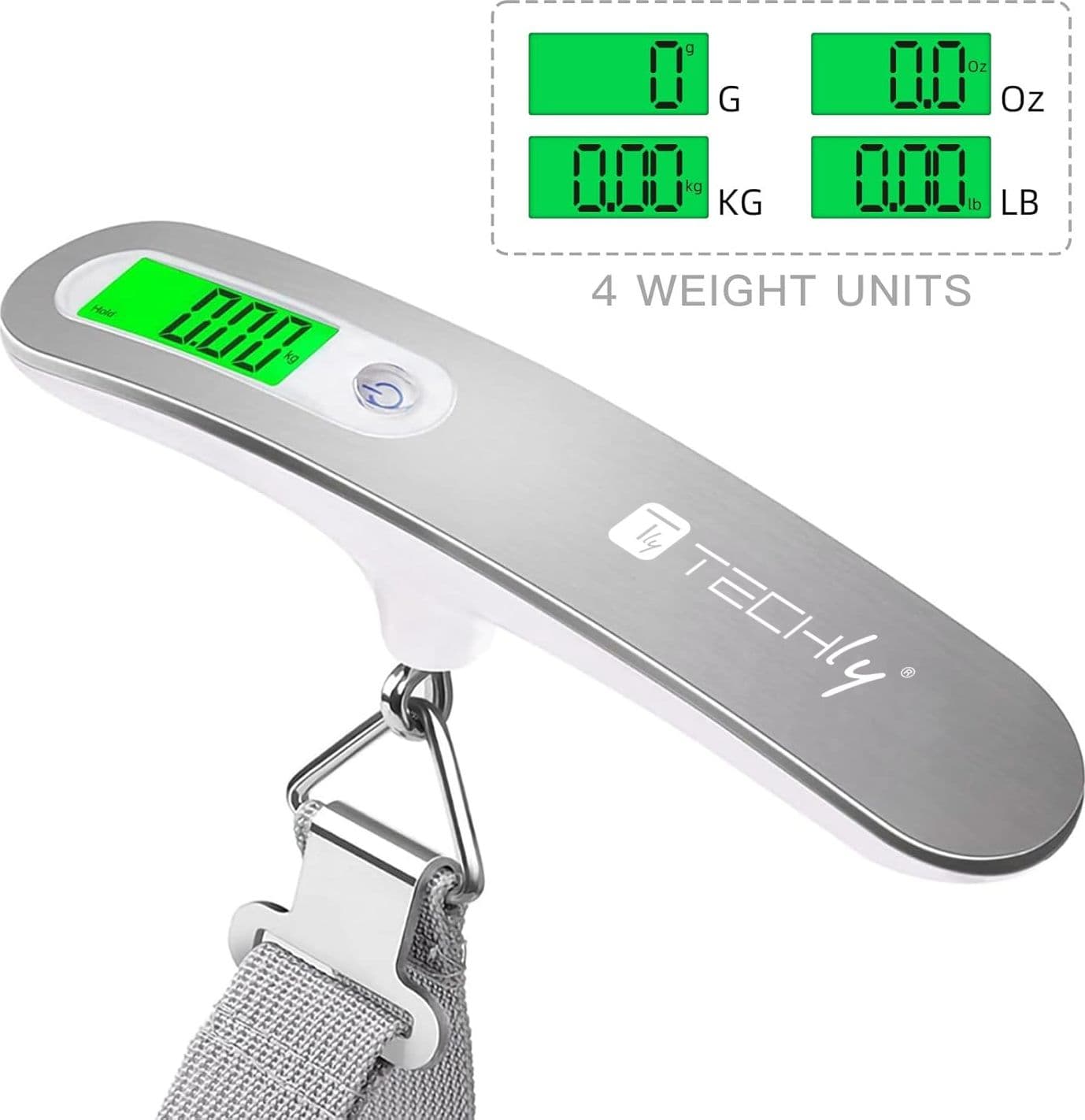 Pesa Valigie Digitale Capacit&agrave 50 kg Silver in Bilance pesa valigie Scontolo.net - Potenza, commercioVirtuoso.it