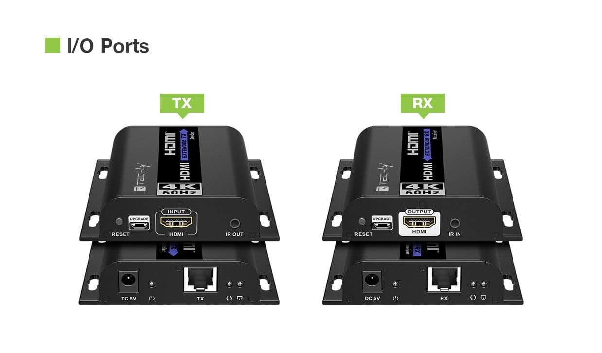 Extender HDMI 4K@60Hz con IR su Cavo Cat.6 fino a 120m in Cavi HDMI Scontolo.net - Potenza, commercioVirtuoso.it