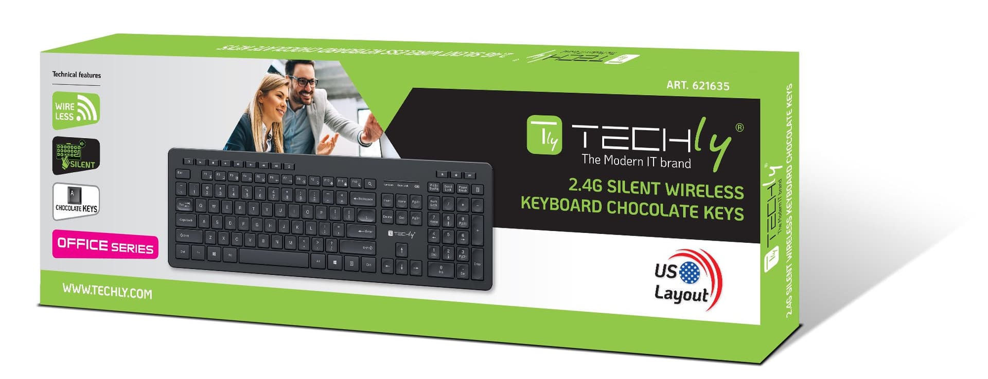 Tastiera Wireless Layout Americano Nero in Tastiere da gioco Scontolo.net - Potenza, commercioVirtuoso.it