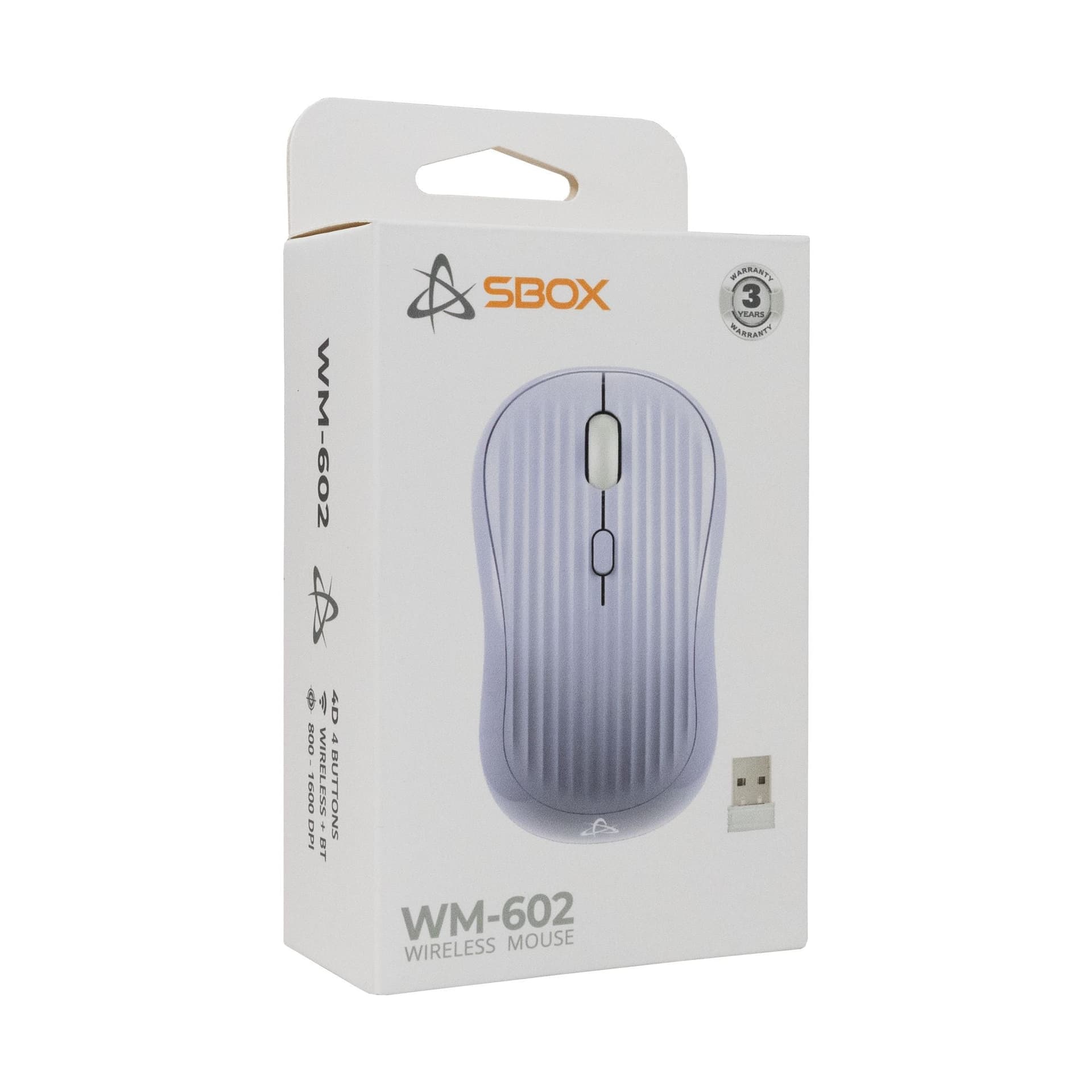 Mouse Ottico Wireless 1600 Dpi 4D Viola, WM-602VL in  Scontolo.net - Potenza, commercioVirtuoso.it