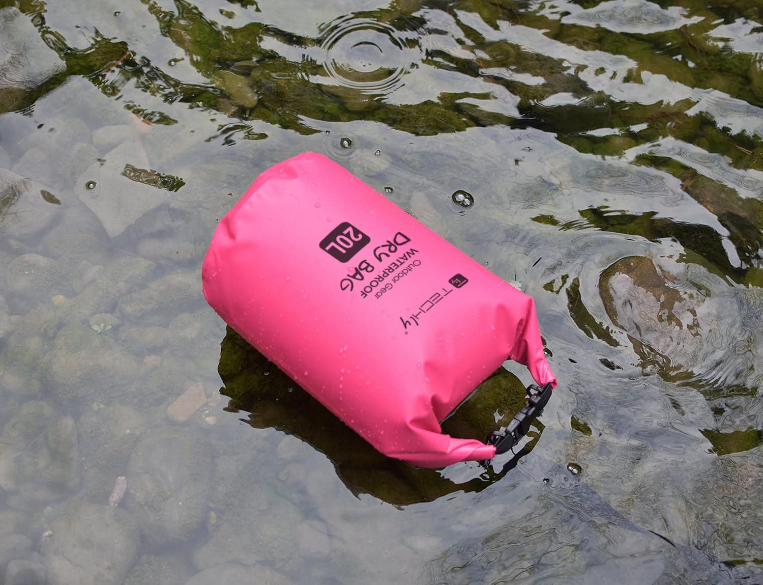 Sacca Impermeabile 20L Dry Bag con Tracolla Regolabile Fucsia in Custodie Scontolo.net - Potenza, commercioVirtuoso.it