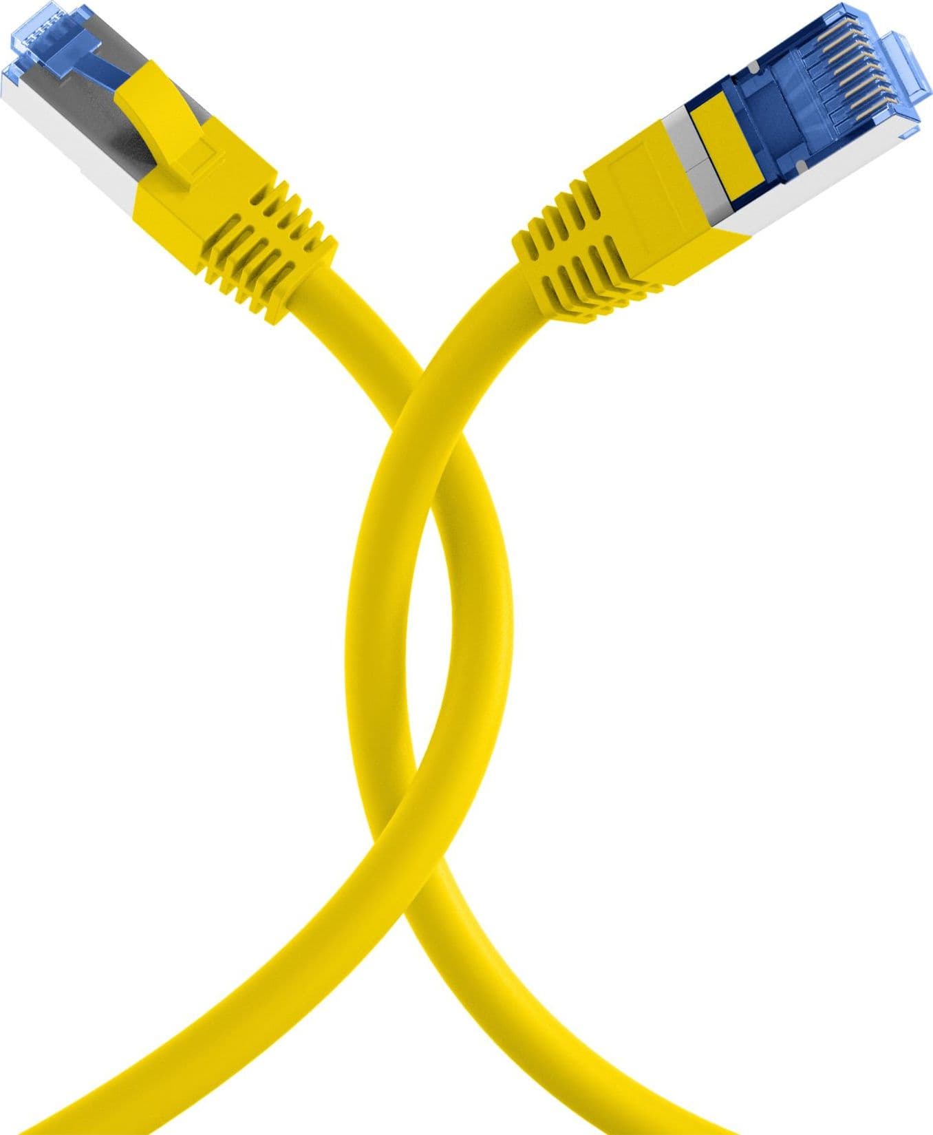 Cavo di Rete Patch in Rame Cat.6A S/FTP TPE Cat.7 Ultraflex Giallo 1m in Cavi Ethernet Scontolo.net - Potenza, commercioVirtuoso.it