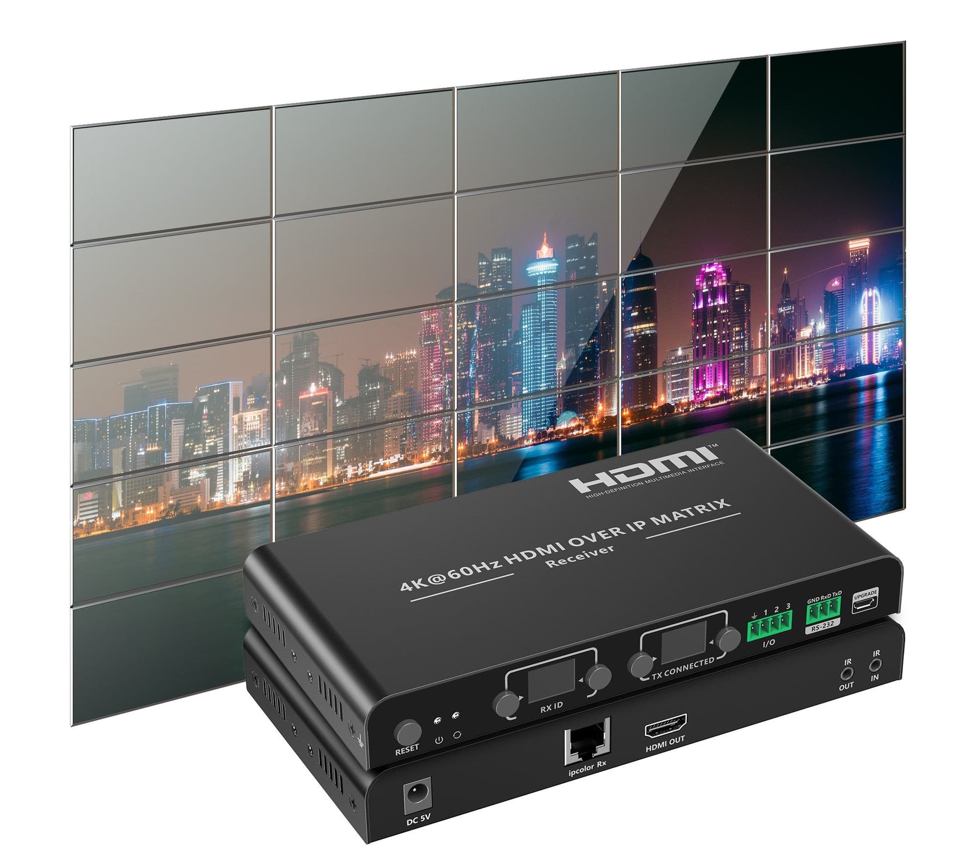 Ricevitore per Matrix Extender HDMI Over IP 4K su Cavo Cat.6 fino a 120m Multiview Ipcolor iMMS in Cavi HDMI Scontolo.net - Potenza, commercioVirtuoso.it
