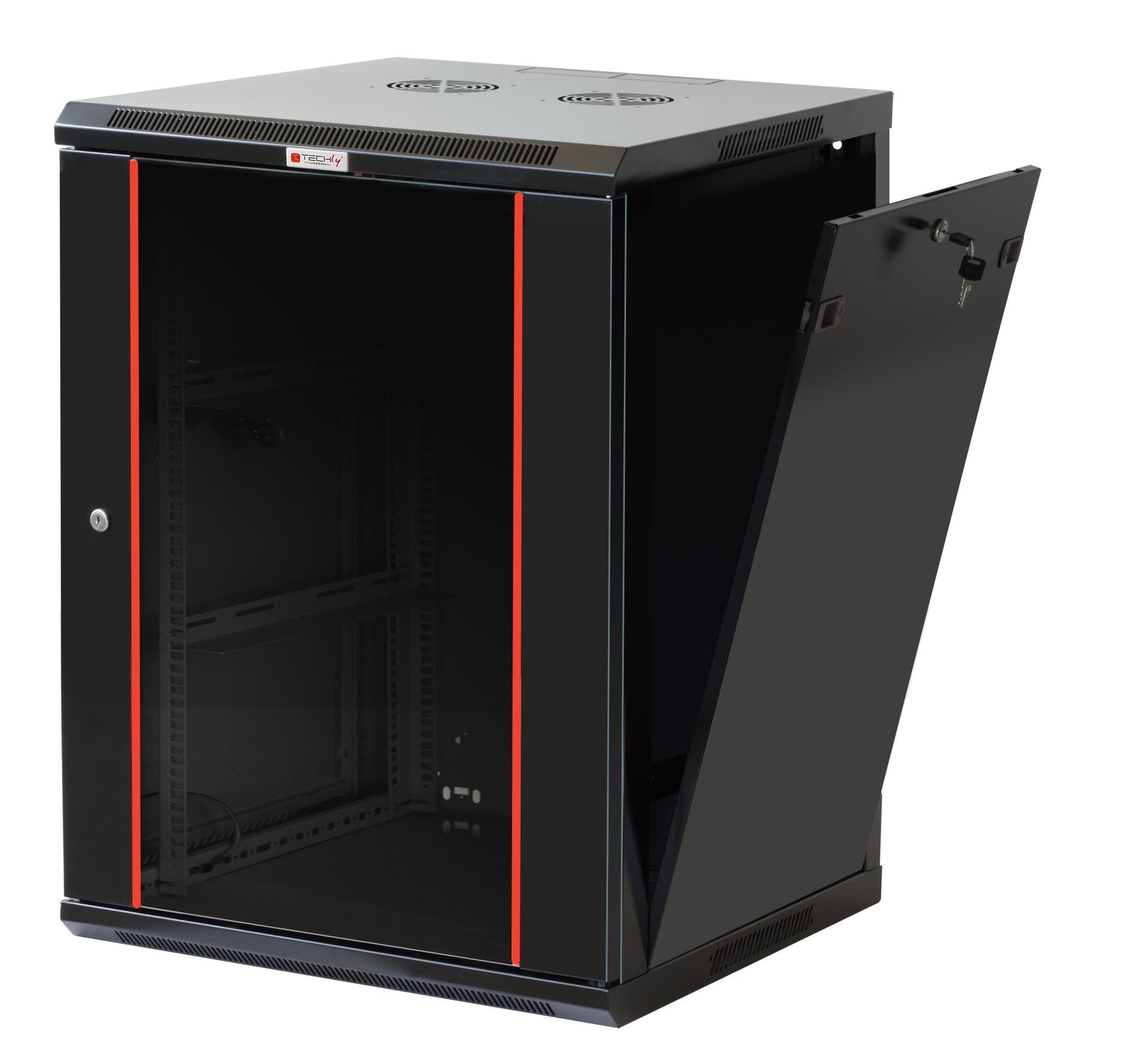 Armadio Rack 19'' a muro 15 unit&agrave sezione unica prof. 600mm Nero in  Scontolo.net - Potenza, commercioVirtuoso.it