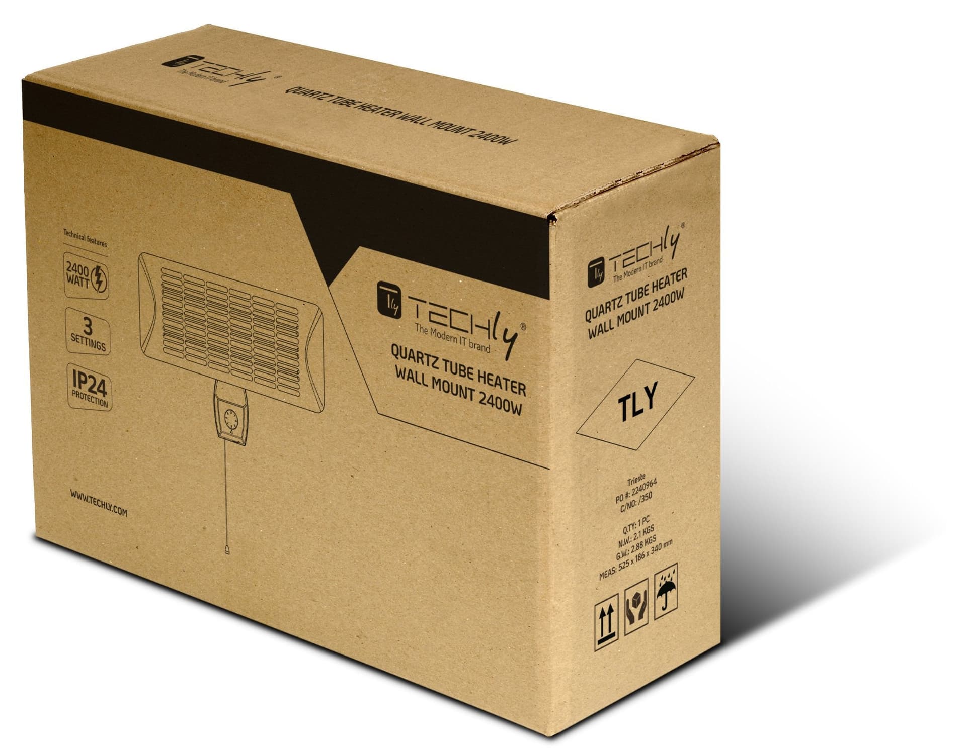 Stufetta da Parete al Quarzo per Interno Esterno IP24 2400W in Stufe elettriche Scontolo.net - Potenza, commercioVirtuoso.it