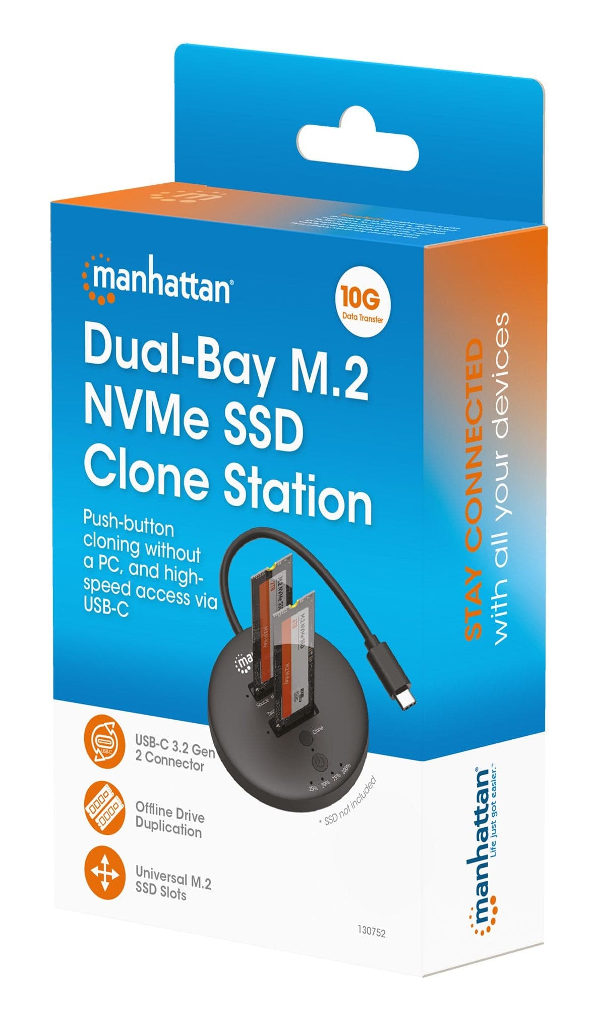 Docking Station Dual-Bay M.2 NVMe Clone SSD in Case e serrature Scontolo.net - Potenza, commercioVirtuoso.it