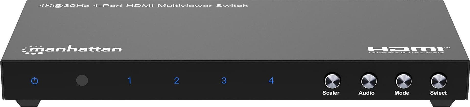 Switch Multiviewer HDMI 4K@30Hz 4x1 Nero in Selettori audio-video Scontolo.net - Potenza, commercioVirtuoso.it