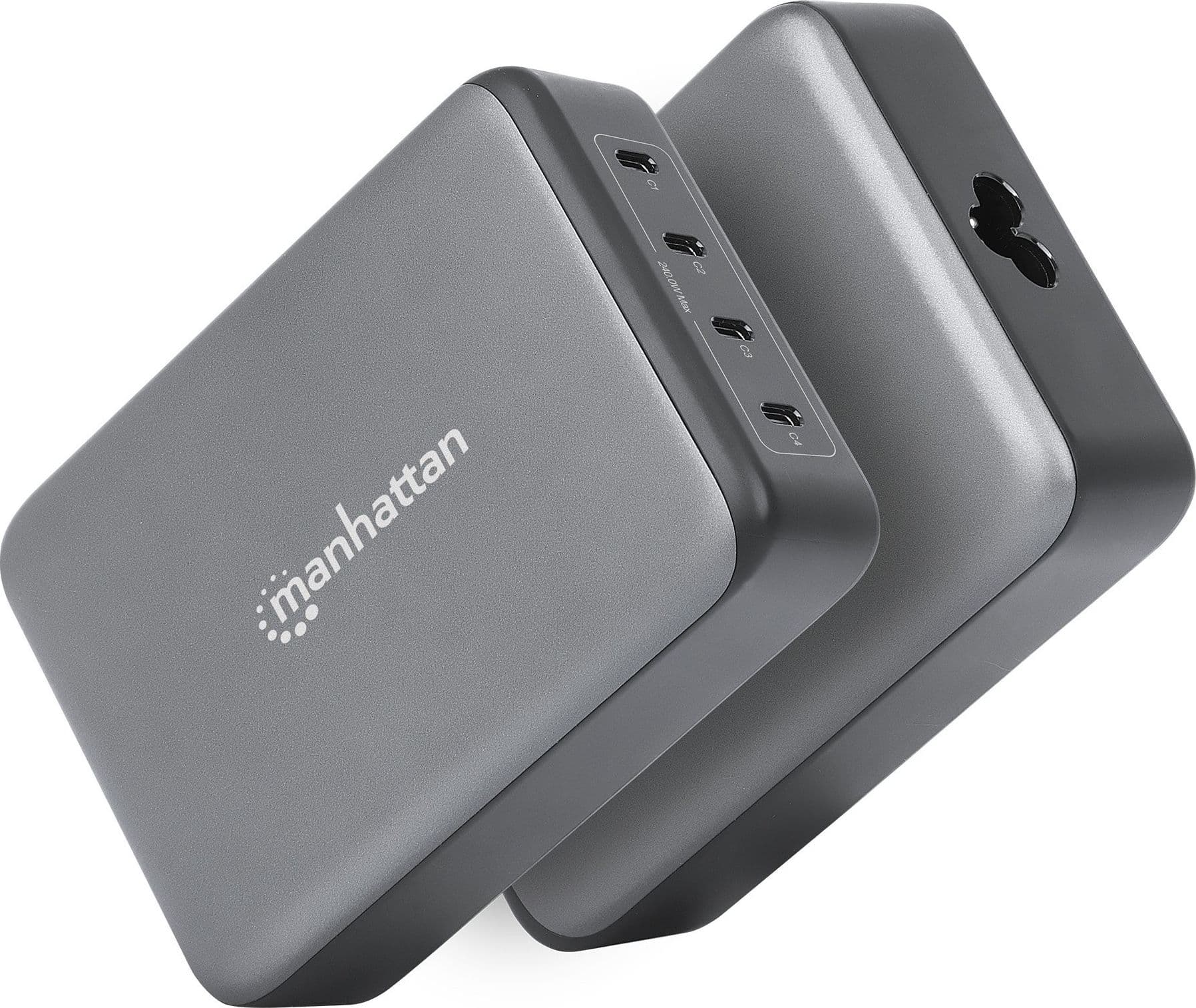 Stazione di Ricarica USB-C&trade Power Delivery 4 Porte GaN 240W / PD3.2 in Caricabatterie da muro Scontolo.net - Potenza, commercioVirtuoso.it