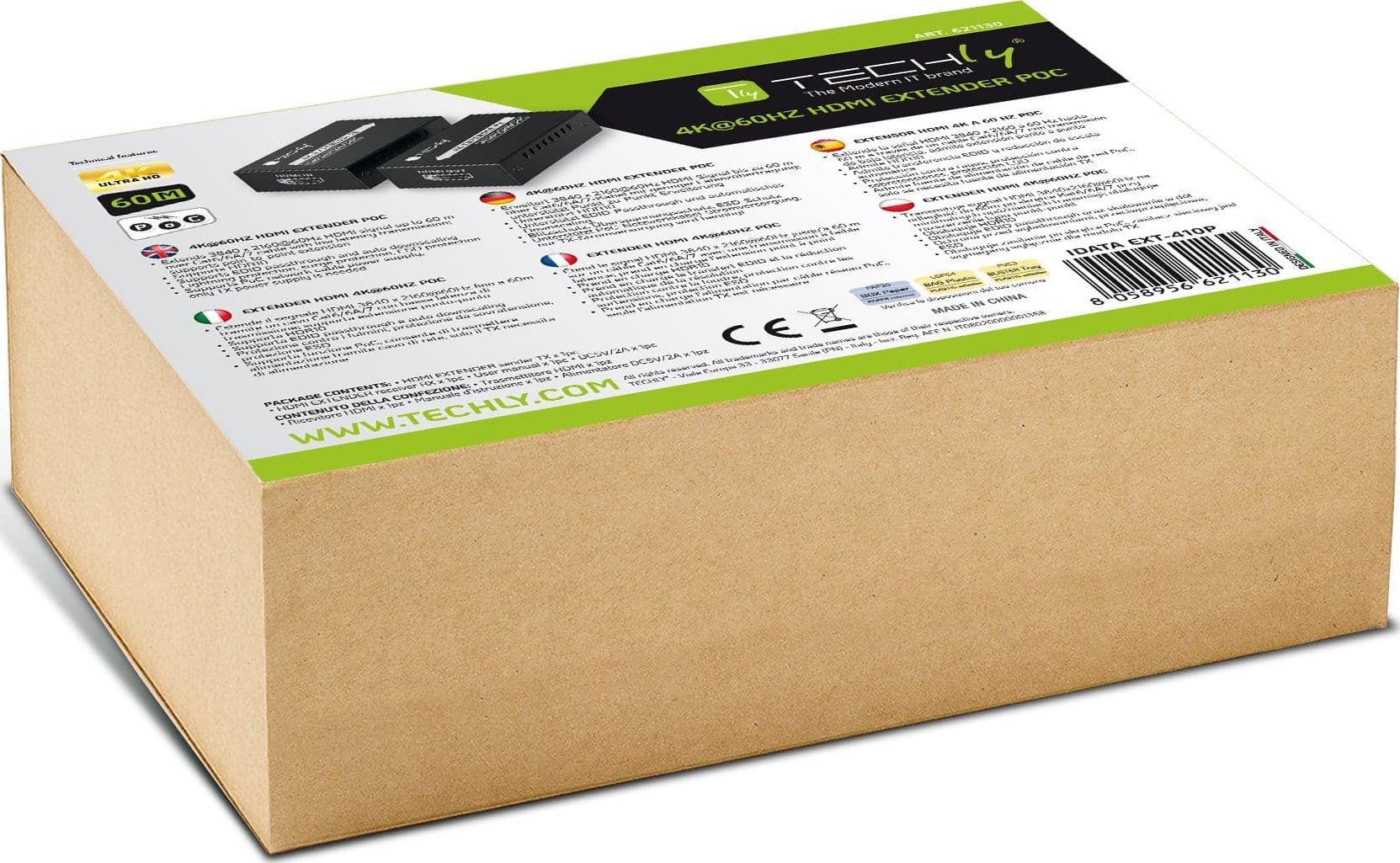 Extender HDMI&trade 4K@60Hz fino a 60m con Tecnologia PoC in Cavi HDMI Scontolo.net - Potenza, commercioVirtuoso.it