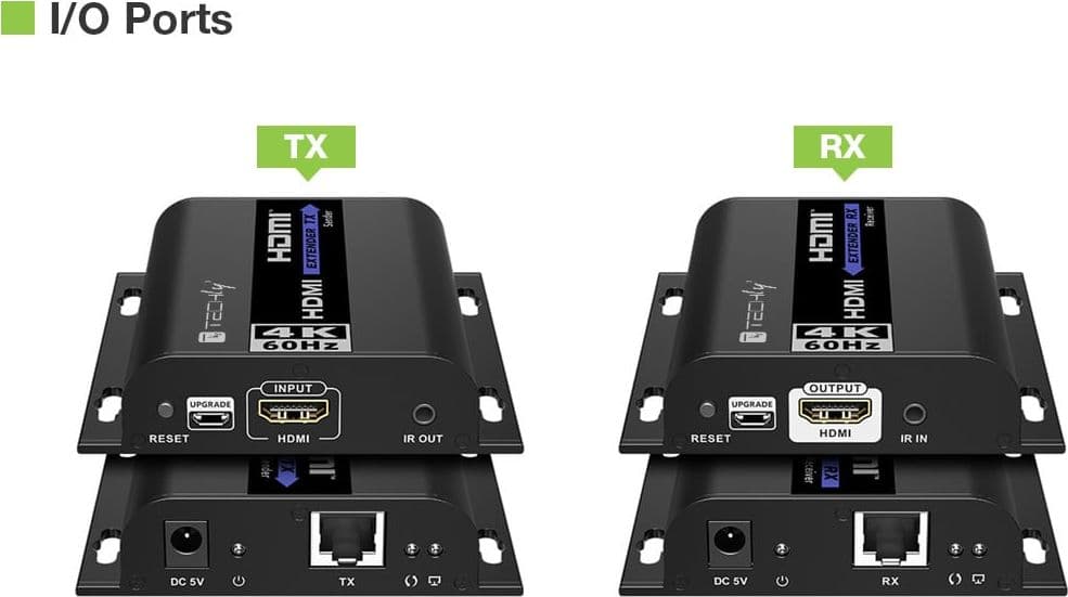 Extender HDMI 4K@60Hz con IR su Cavo Cat.6 fino a 120m in Cavi HDMI Scontolo.net - Potenza, commercioVirtuoso.it