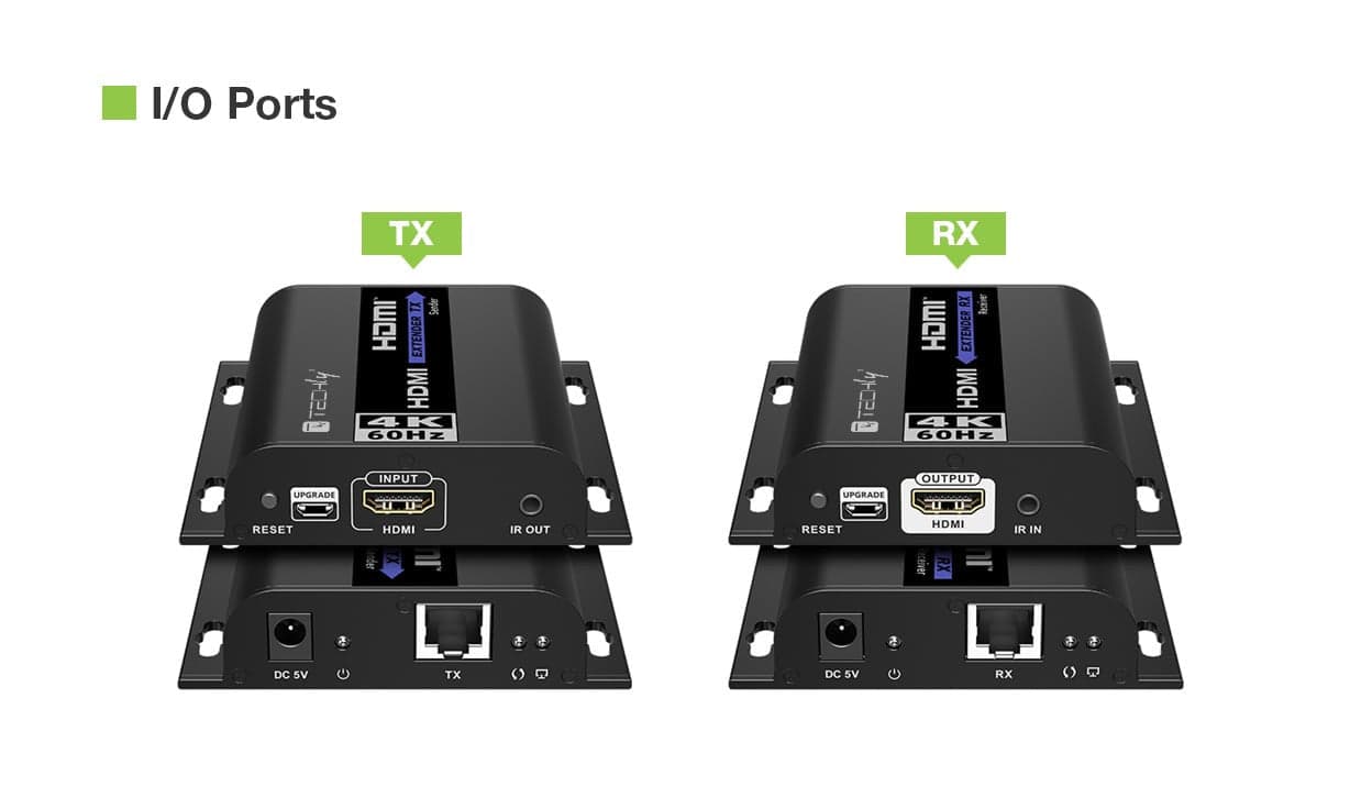 Extender HDMI 4K@60Hz con IR su Cavo Cat.6 fino a 120m in Cavi HDMI Scontolo.net - Potenza, commercioVirtuoso.it