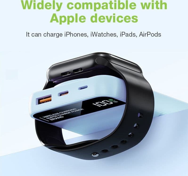 Power Bank Wireless Magnetico 3 in 1 con LED 10.000 mAh 22,5W Bianco in Caricabatterie portatile Scontolo.net - Potenza, commercioVirtuoso.it