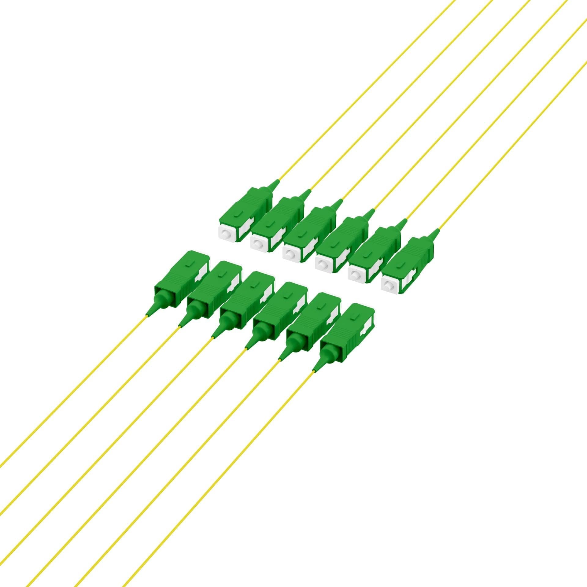 Pigtail Fibra Ottica Monomodale OS2 SC/APC G652D 2m Giallo in  Scontolo.net - Potenza, commercioVirtuoso.it