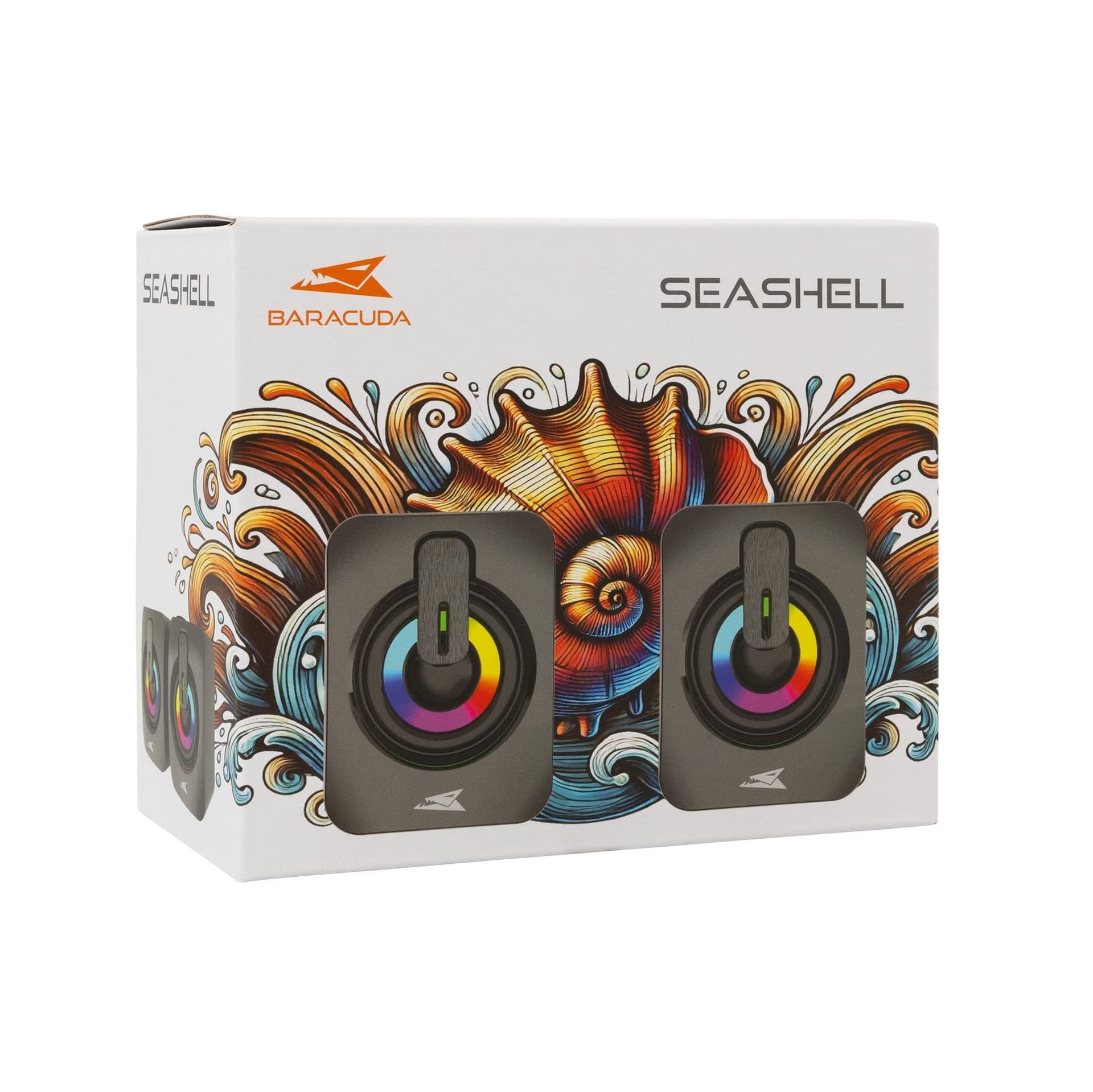 Set Speaker 3.5mm Stereo USB con LED, SEASHELL in Casse portatili Bluetooth Scontolo.net - Potenza, commercioVirtuoso.it