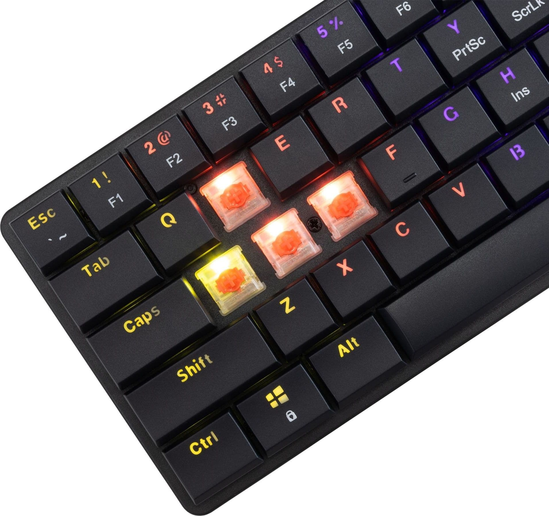 Tastiera Gaming USB-C&trade 62 Tasti con Retroilluminazione LED RGB e 19 Effetti Luce in Tastiere da gioco Scontolo.net - Potenza, commercioVirtuoso.it