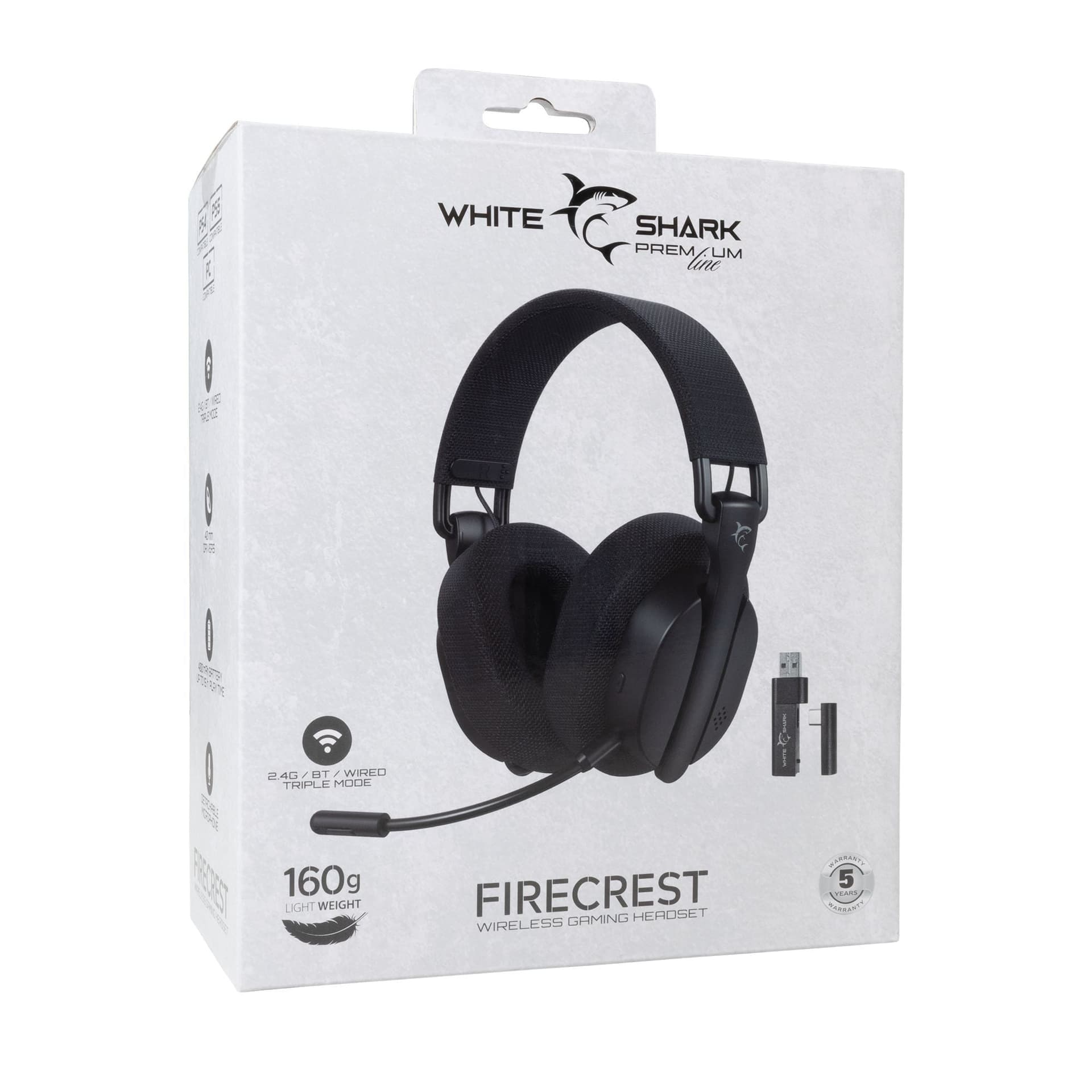 Cuffia Gaming Wireless BT con Microfono Nero FIRECREST in Cuffie gaming Scontolo.net - Potenza, commercioVirtuoso.it
