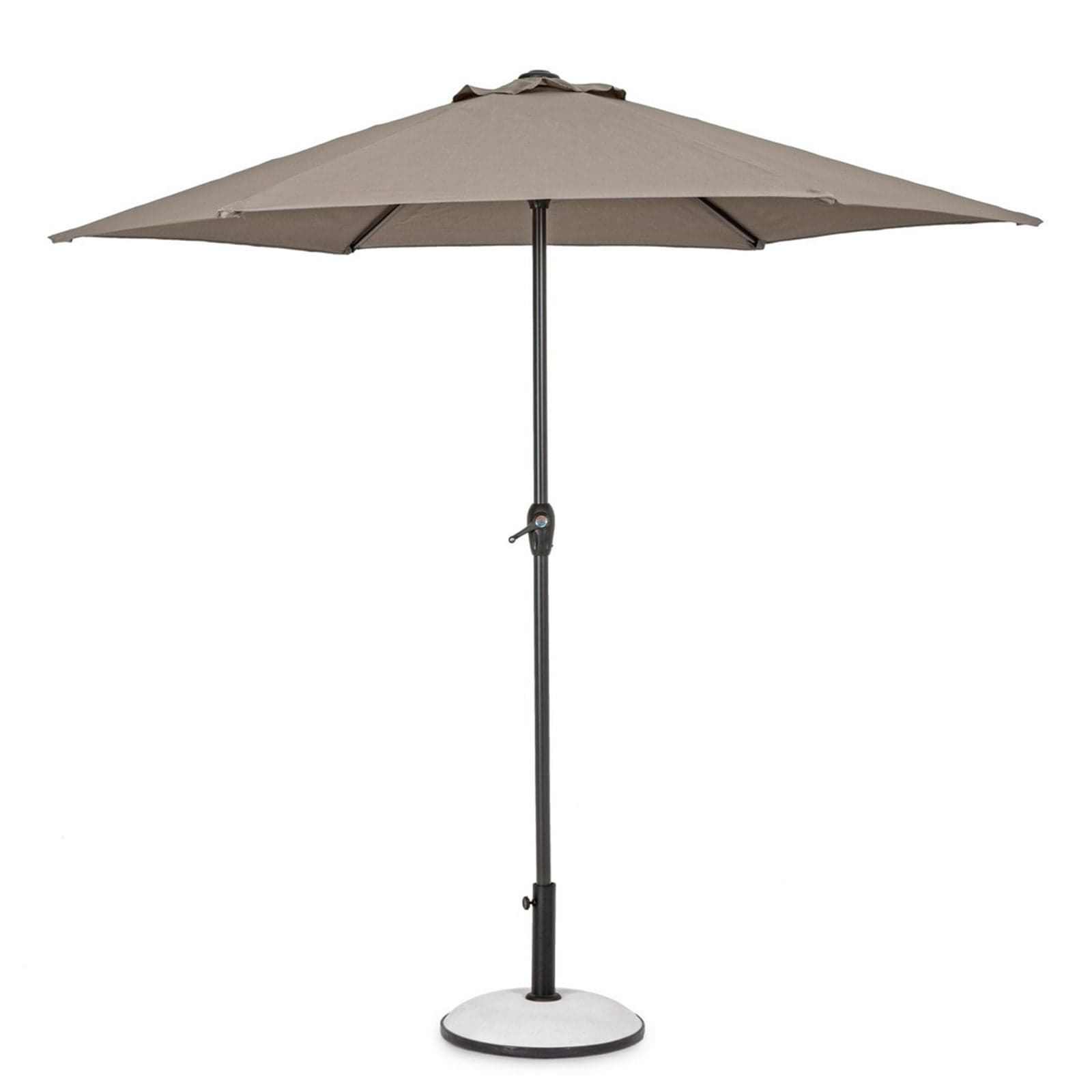 Ombrellone palo centrale "Kalife" in alluminio verniciato a polvere per giardino e balcone Ø 250 cm - 19