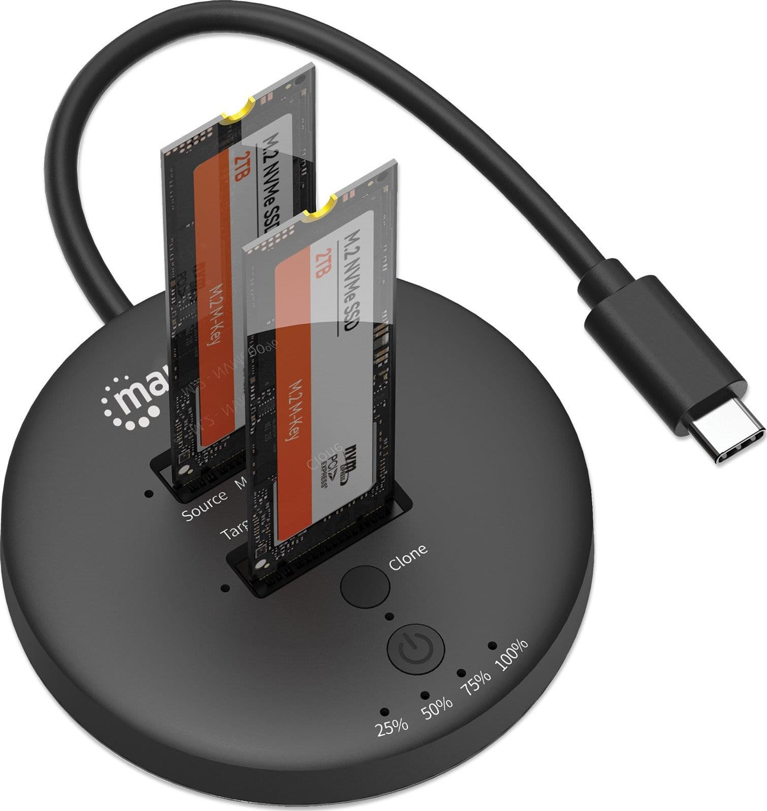 Docking Station Dual-Bay M.2 NVMe Clone SSD in Case e serrature Scontolo.net - Potenza, commercioVirtuoso.it