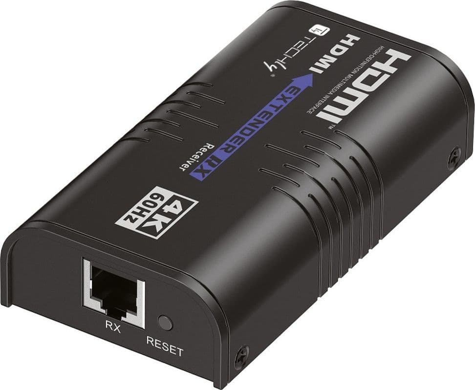 Ricevitore Aggiuntivo per Extender HDMI over IP 4K@60Hz su Cavo Cat.6 fino a 120m in Cavi HDMI Scontolo.net - Potenza, commercioVirtuoso.it