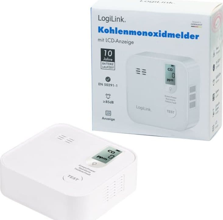 Rilevatore di Monossido di Carbonio 85 dB Batteria Litio Durata 10 anni in Rilevatori di fumo Scontolo.net - Potenza, commercioVirtuoso.it