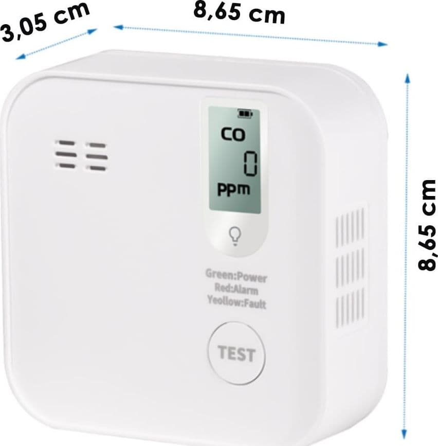 Rilevatore di Monossido di Carbonio 85 dB Batteria Litio Durata 10 anni in Rilevatori di fumo Scontolo.net - Potenza, commercioVirtuoso.it