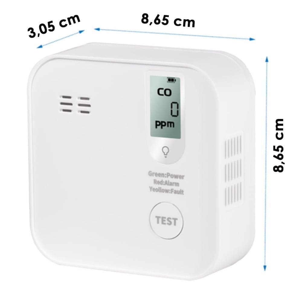 Rilevatore di Monossido di Carbonio 85 dB Batteria Litio Durata 10 anni in Rilevatori di fumo Scontolo.net - Potenza, commercioVirtuoso.it