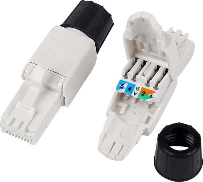 Plug Cat.6A RJ45 UTP Toolless con Copriconnettore in Cavi Ethernet Scontolo.net - Potenza, commercioVirtuoso.it