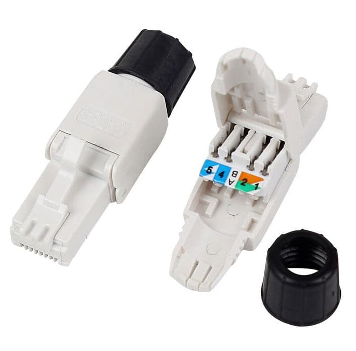 Plug Cat.6A RJ45 UTP Toolless con Copriconnettore in Cavi Ethernet Scontolo.net - Potenza, commercioVirtuoso.it