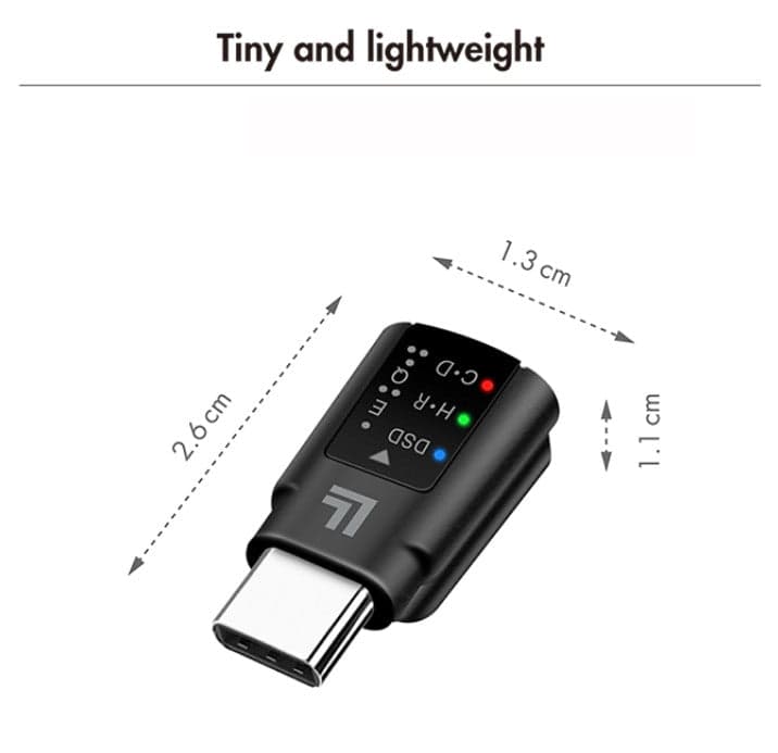 Adattatore Convertitore Audio DAC con Equalizzatore da USB-C&trade a 3,5 mm Nero in Convertitori D-A Scontolo.net - Potenza, commercioVirtuoso.it