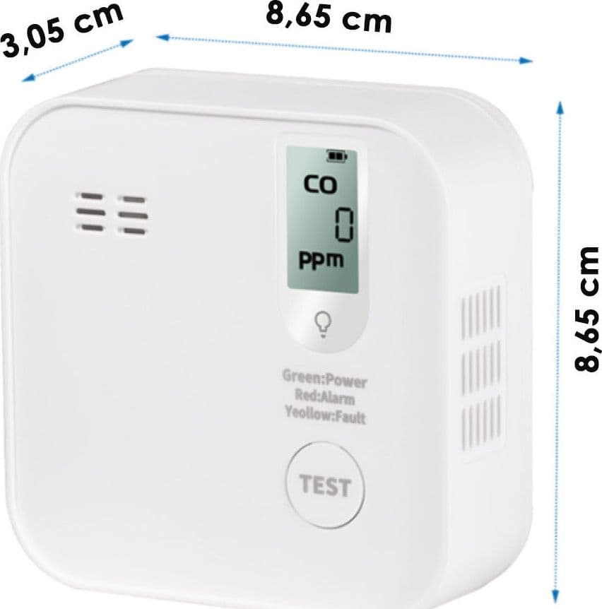 Rilevatore di Monossido di Carbonio 85 dB Batteria Litio Durata 10 anni in Rilevatori di fumo Scontolo.net - Potenza, commercioVirtuoso.it