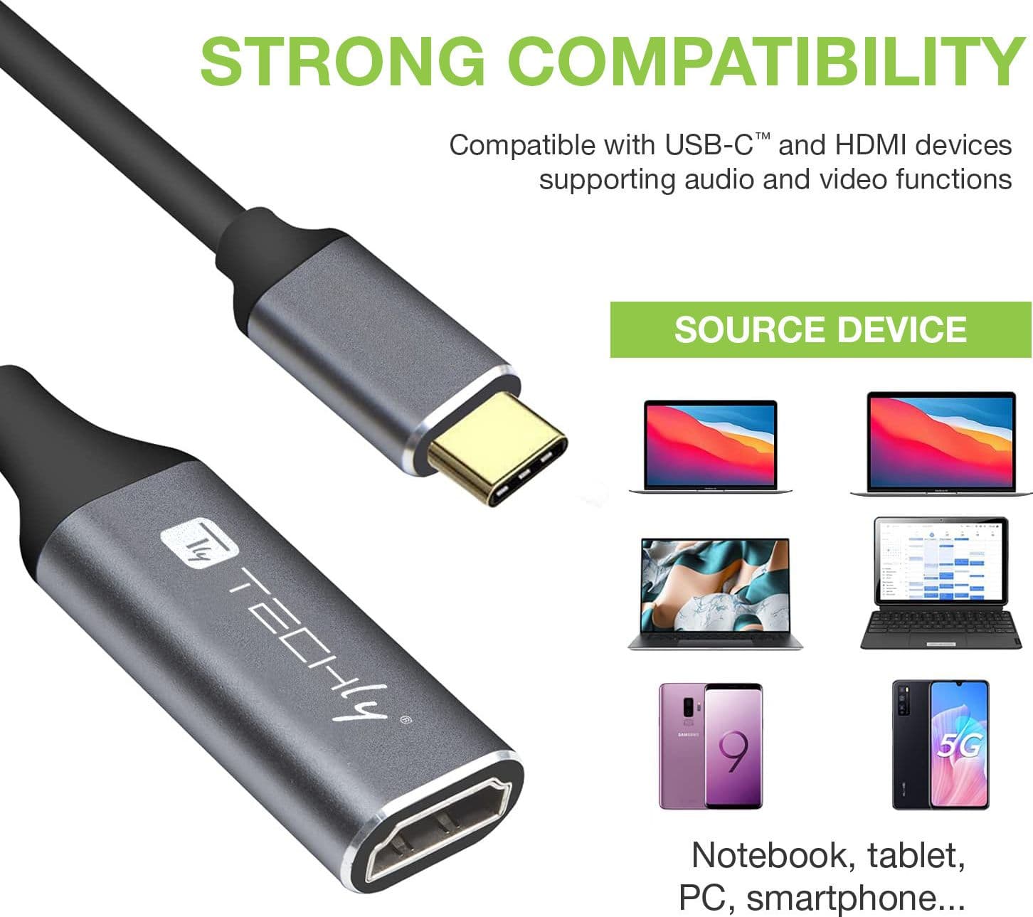 Video Grabber HDMI 4K@30Hz a USB-C&trade 3.2 in  Scontolo.net - Potenza, commercioVirtuoso.it