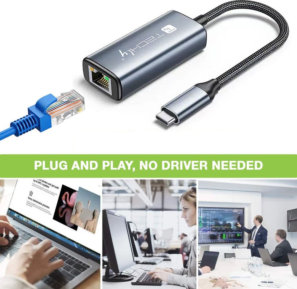 Adattatore Convertitore USB-C&trade 3.2 a RJ45 2,5 Gigabit Ethernet in Adattatori USB wireless Scontolo.net - Potenza, commercioVirtuoso.it
