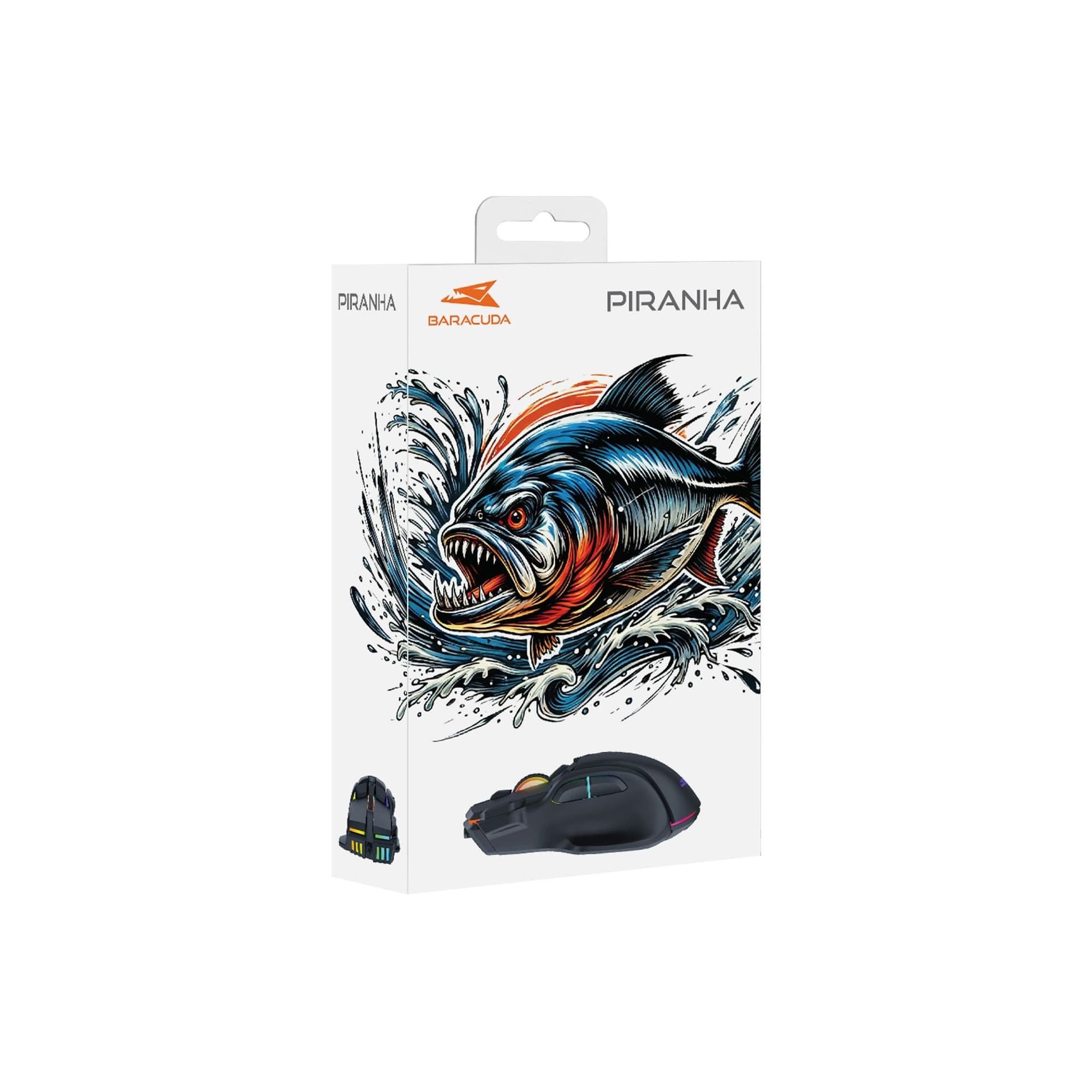 Mouse Ottico USB Gaming 7200 Dpi Retroilluminazione LED RGB Nero, PIRANHA in Mouse da gioco Scontolo.net - Potenza, commercioVirtuoso.it