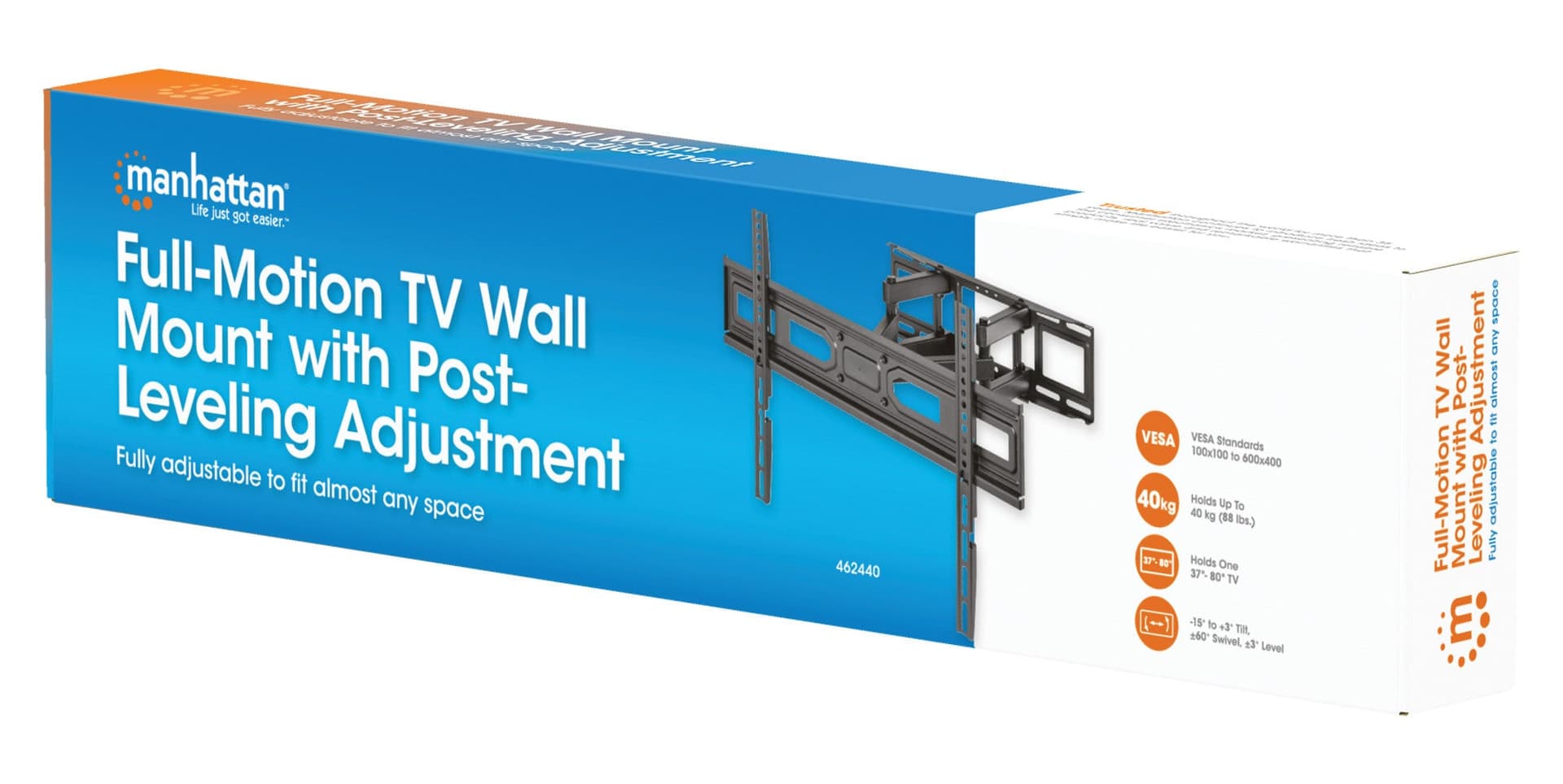 Supporto a Muro per TV LED LCD 37-80'' Full-Motion in Supporti da parete e da soffitto Scontolo.net - Potenza, commercioVirtuoso.it