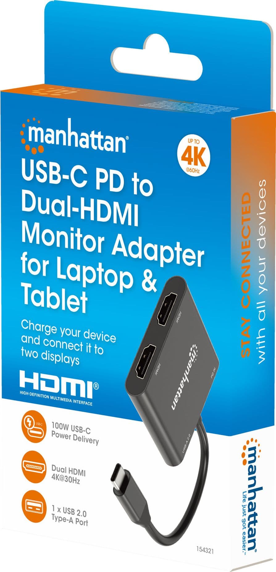 Adattatore USB-C&trade PD a Doppio Monitor HDMI per Laptop e Tablet in  Scontolo.net - Potenza, commercioVirtuoso.it