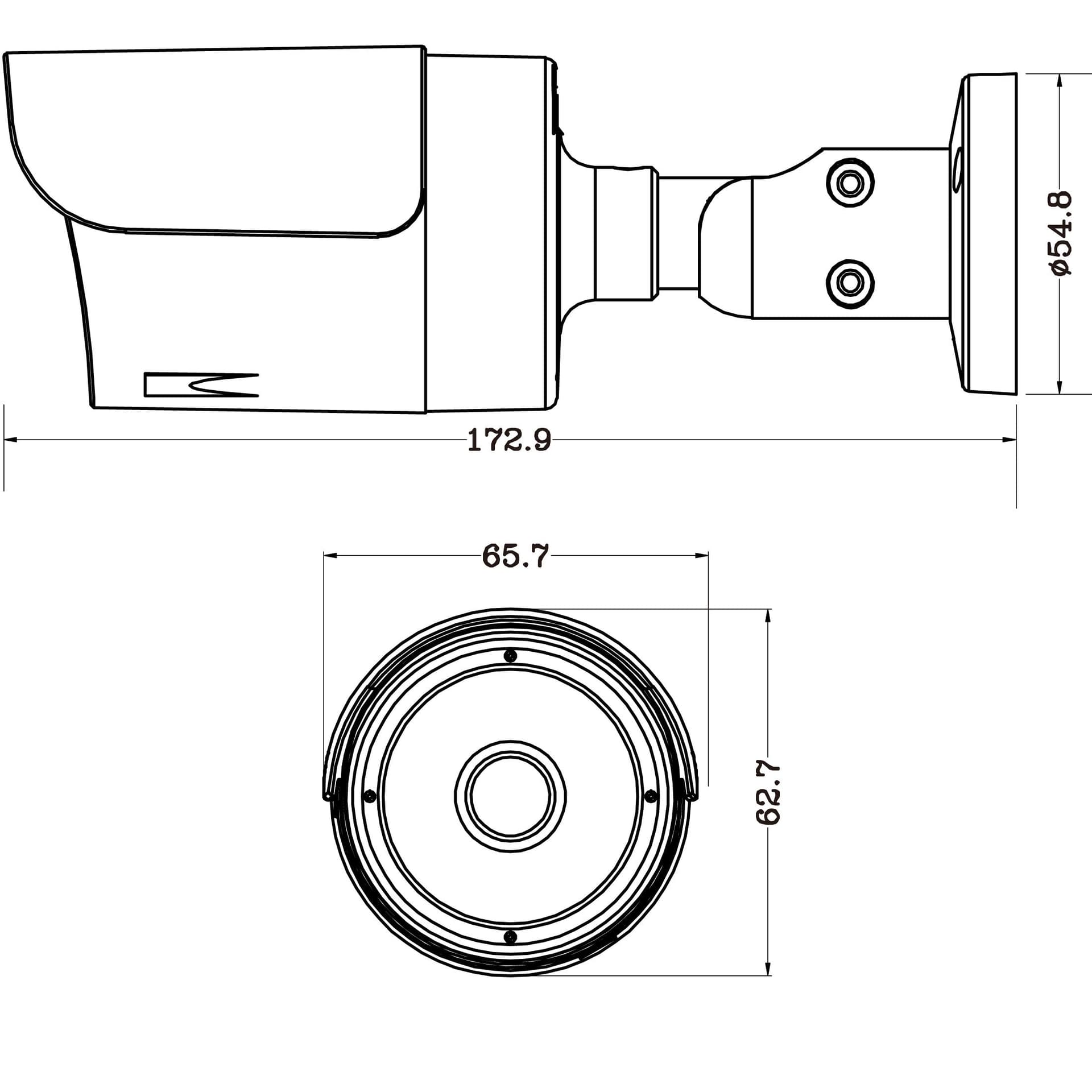 Telecamera CCTV Bullet 2Mp 4-in-1 IP67, DGC2105ATS in Bullet camera Scontolo.net - Potenza, commercioVirtuoso.it