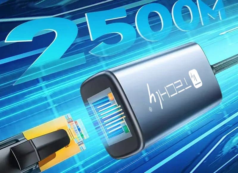 Adattatore Convertitore USB-C&trade 3.2 a RJ45 2,5 Gigabit Ethernet in Adattatori USB wireless Scontolo.net - Potenza, commercioVirtuoso.it