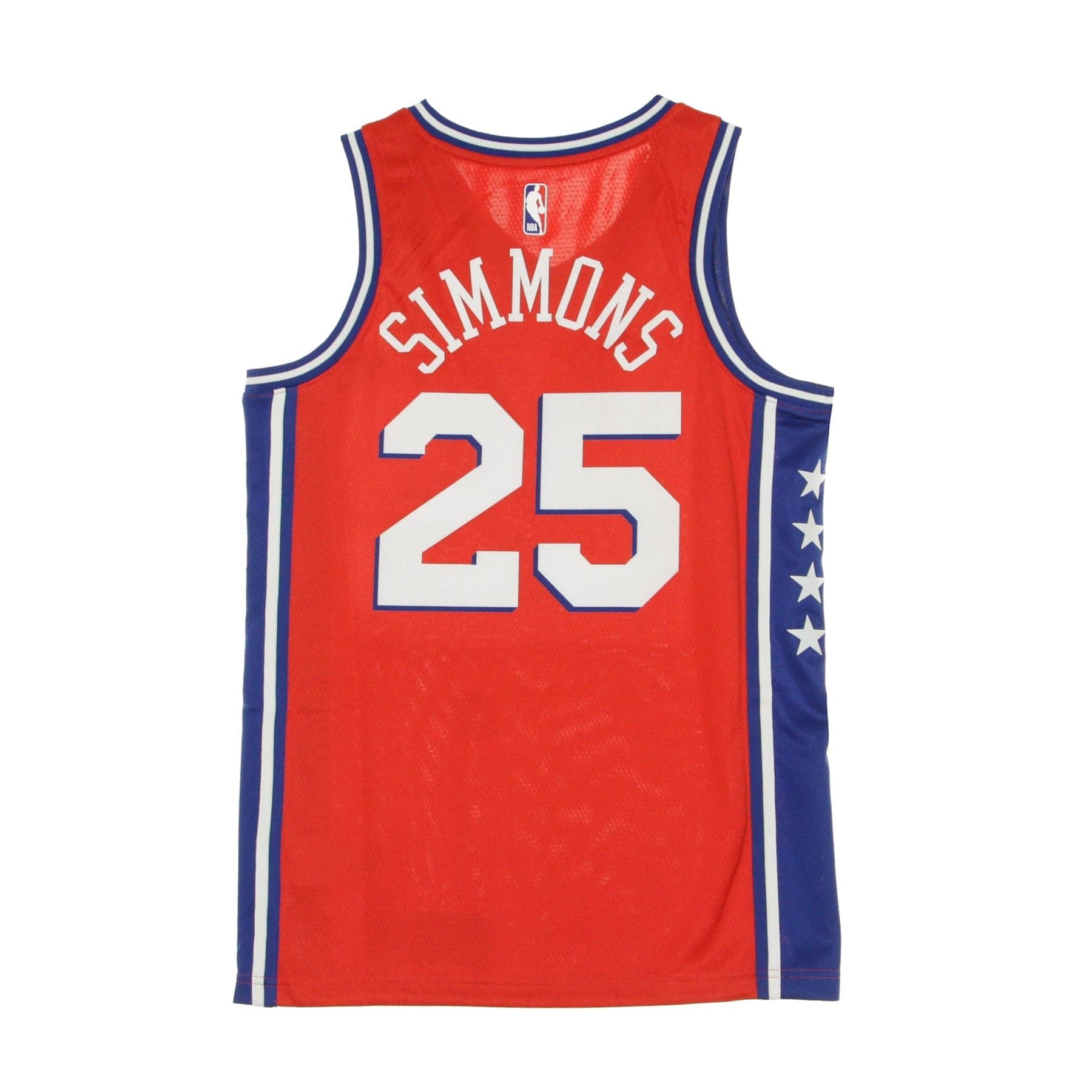 JORDAN NBA Canotta Basket Uomo Nba Swingman Jersey Jordan Statement Edition 2020 No 25 Ben Simmons Phi76e University Red da uomo in Palle da Basket Drestige - Casamassima, commercioVirtuoso.it