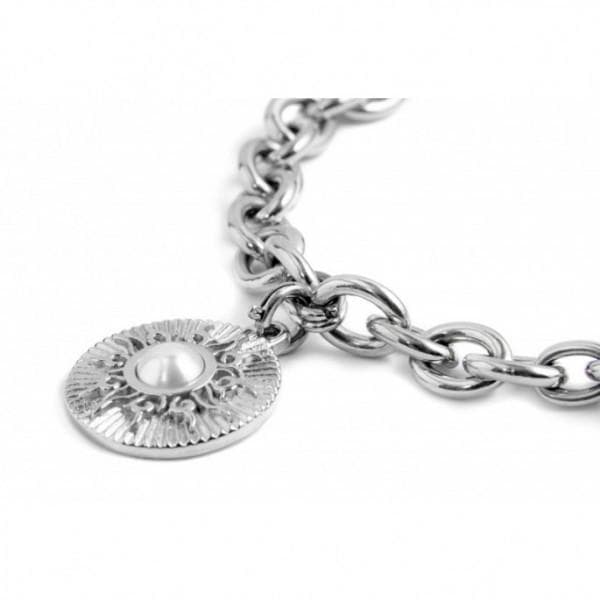 Marlù BRACCIALE CATENA CON PENDENTE SOLE ACCIAIO in Bracciali Alba Gioielli - Casoria, commercioVirtuoso.it