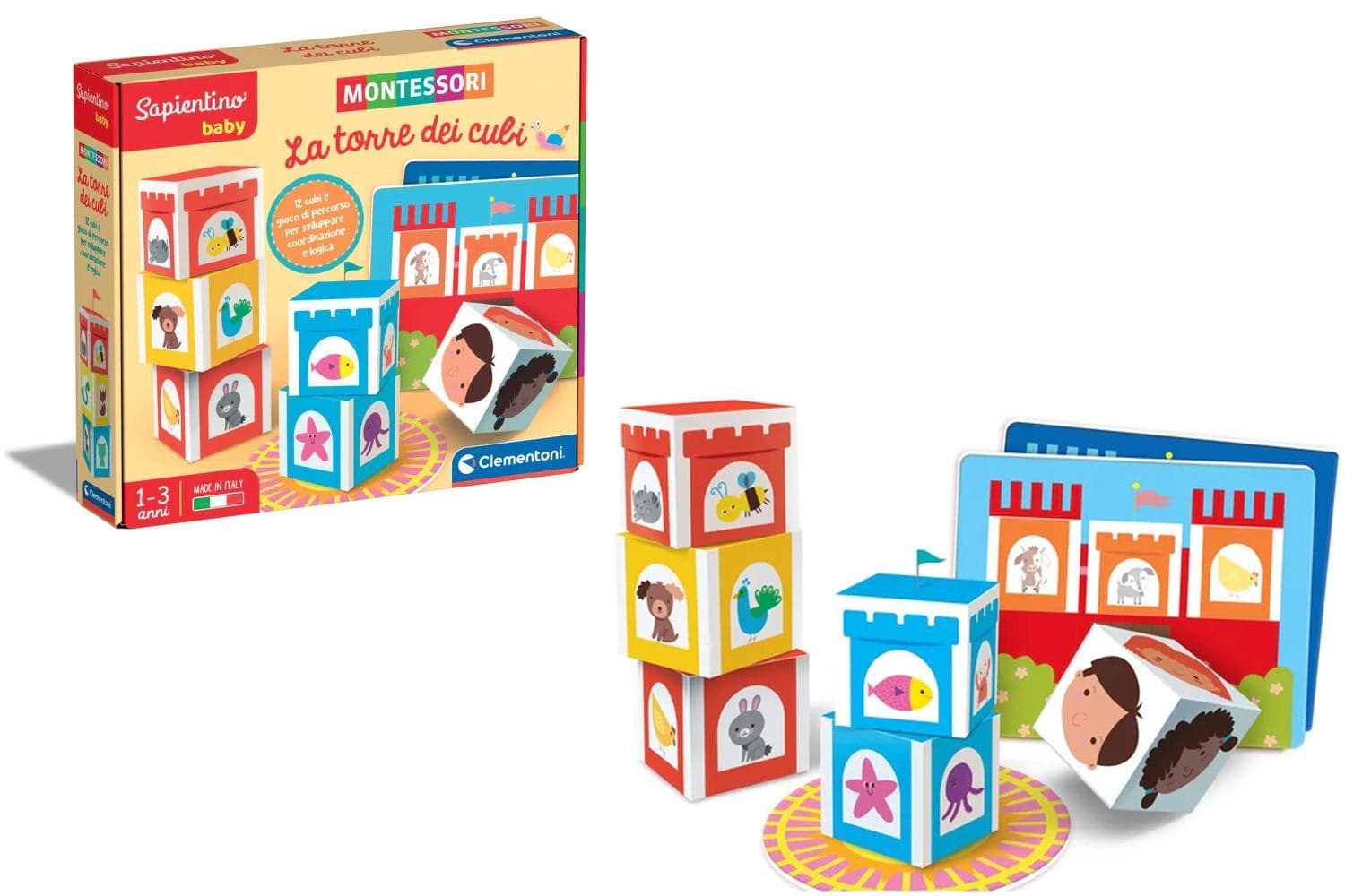 Sapientino Baby Montessori Torre Cubi in Kit e esperimenti di scienze Scontolo.net - Potenza, commercioVirtuoso.it