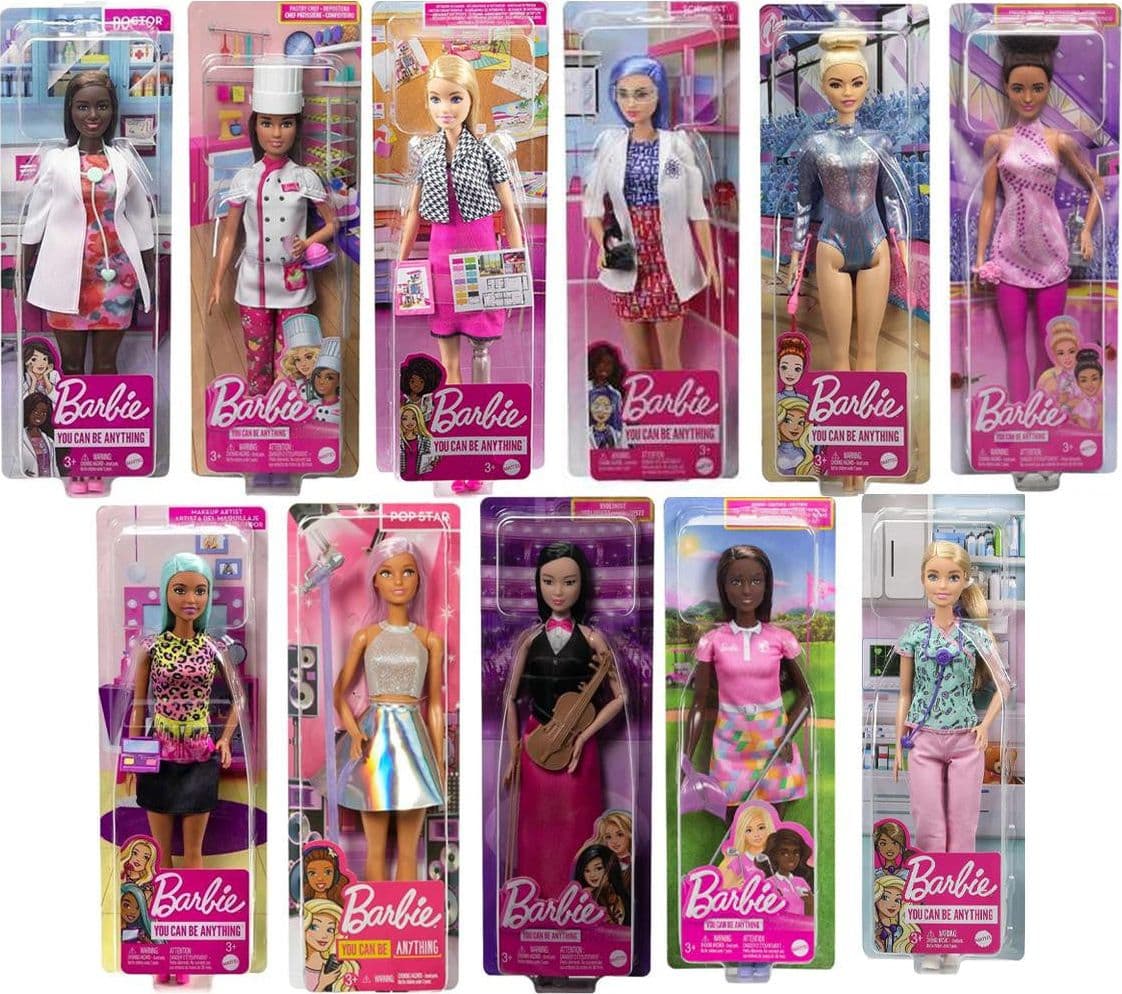 Barbie Carriere Assortite in  Scontolo.net - Potenza, commercioVirtuoso.it