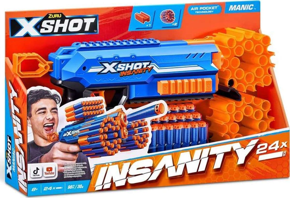 X-Shot Insanity Manic 24 dardi