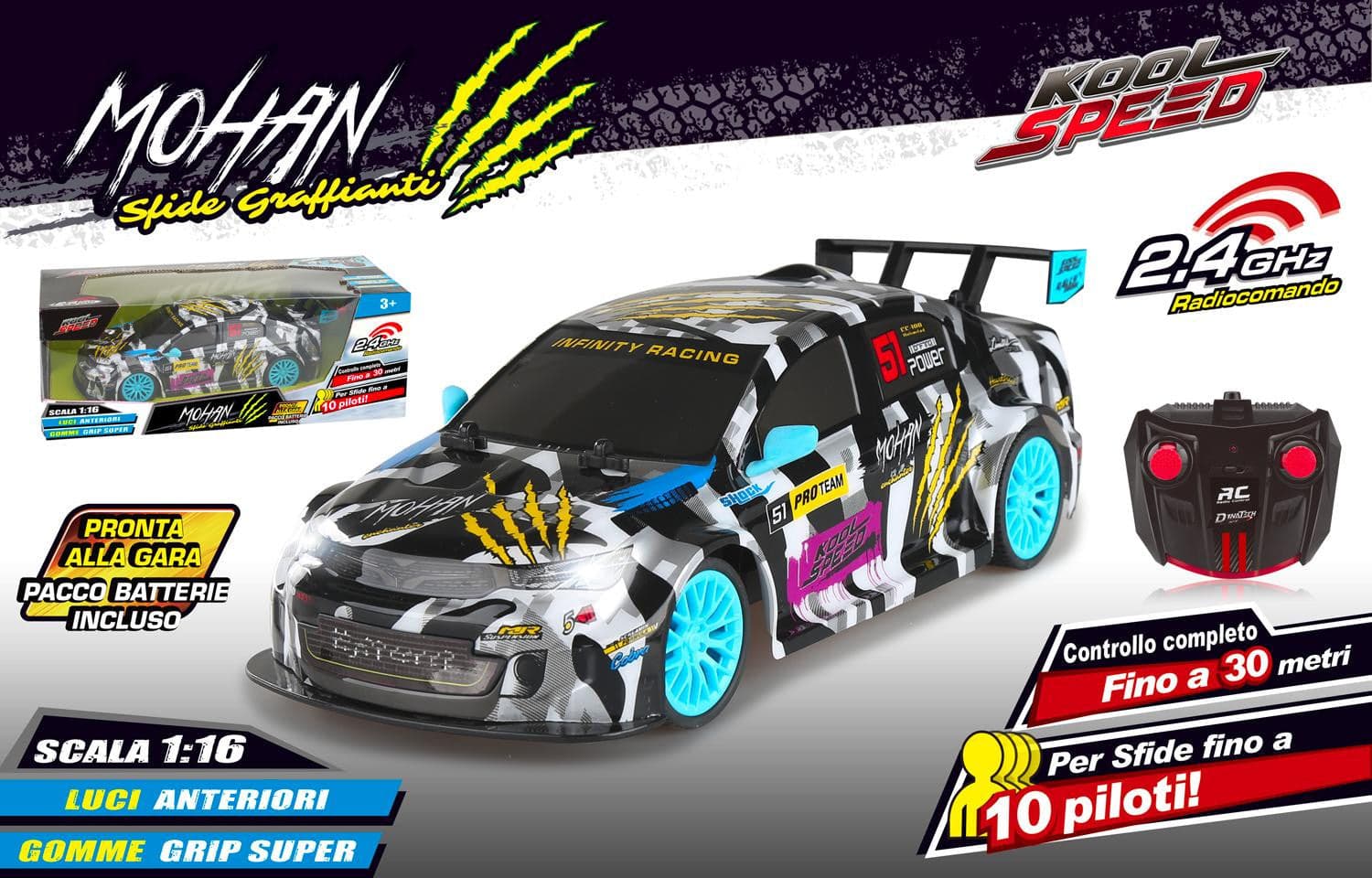 Auto Racer R/C 1:16 con Pack in Auto Scontolo.net - Potenza, commercioVirtuoso.it