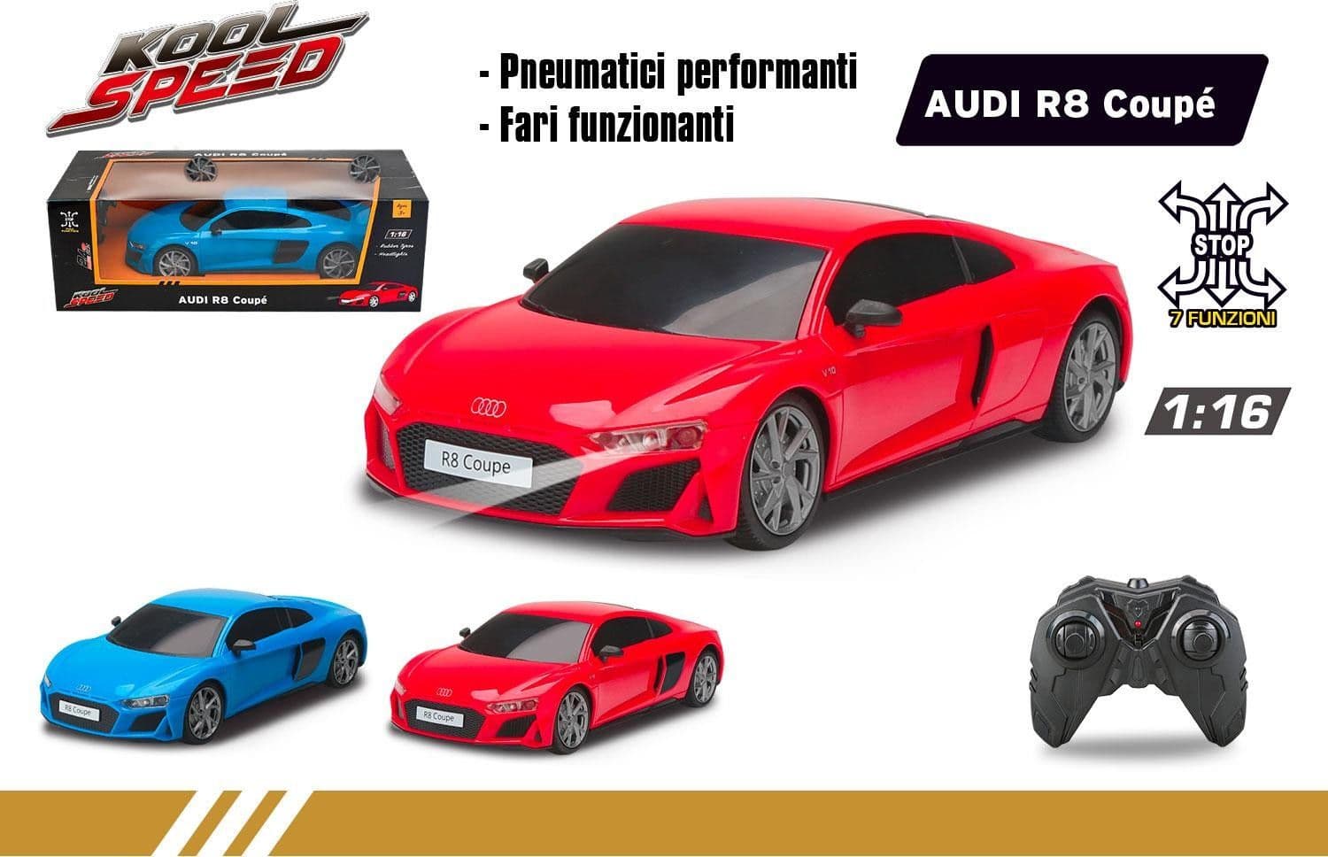 Audi R8 Coupe' R/C 1:16 in Auto Scontolo.net - Potenza, commercioVirtuoso.it