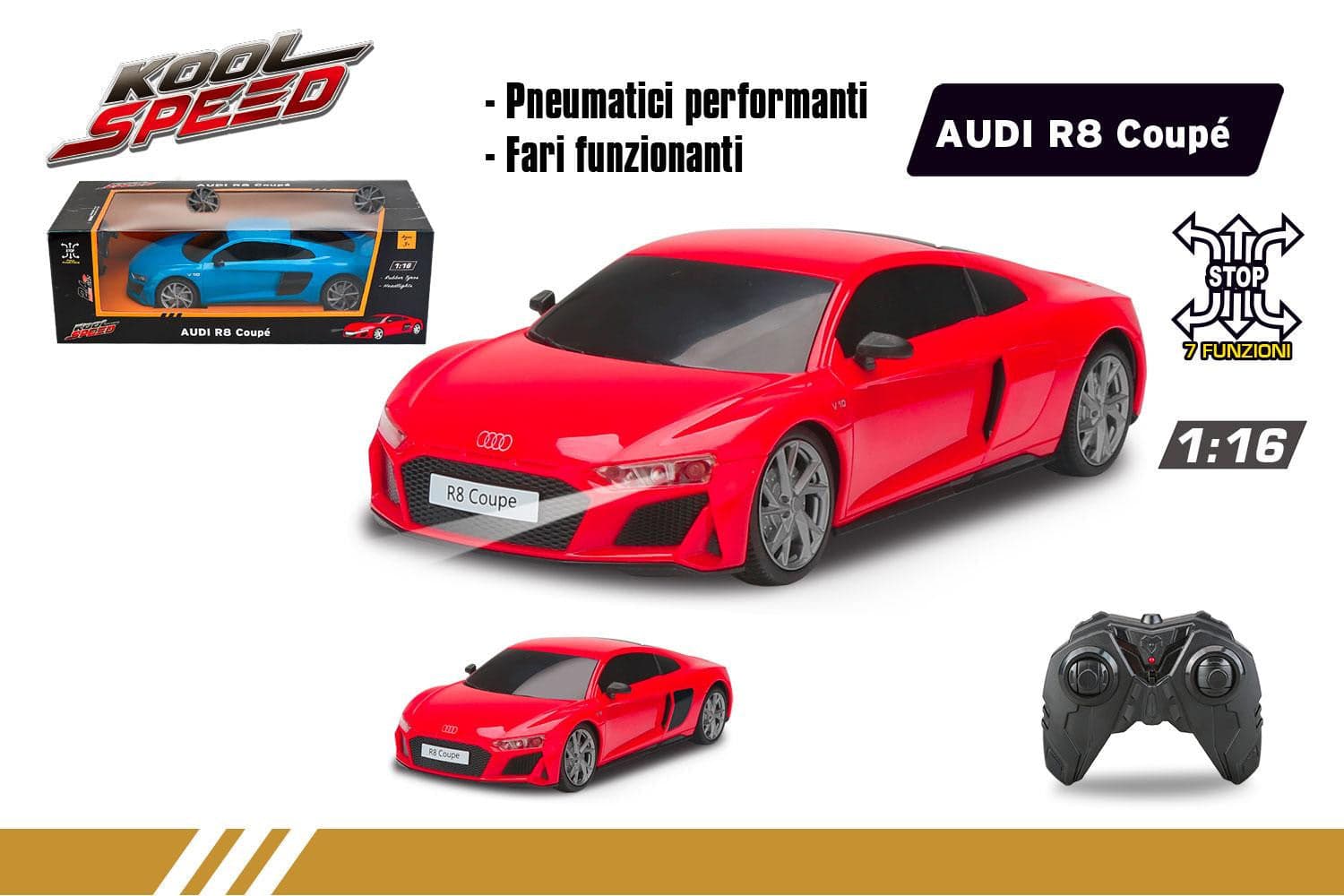 Audi R8 Coupe' R/C 1:16 in Auto Scontolo.net - Potenza, commercioVirtuoso.it