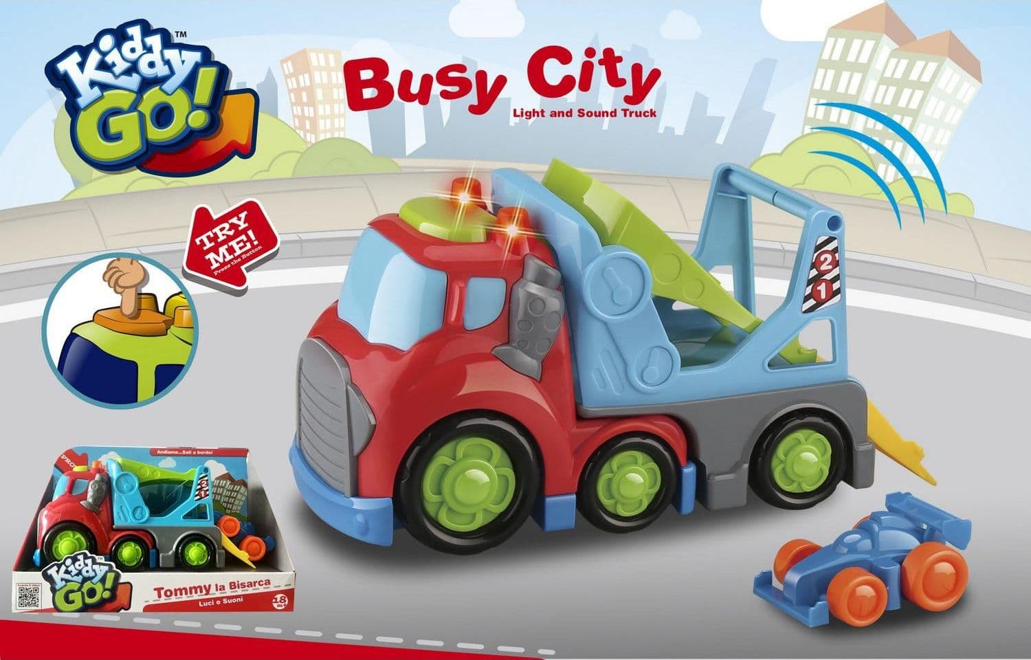 KiddyGO Tommy La Bisarca luci suoni in Sonagli e anelli di peluches Scontolo.net - Potenza, commercioVirtuoso.it