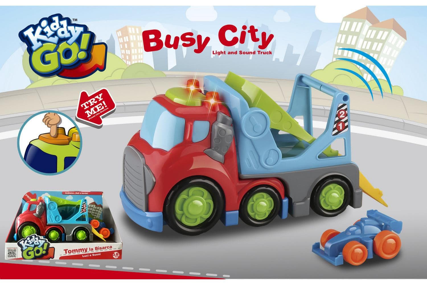 KiddyGO Tommy La Bisarca luci suoni in Sonagli e anelli di peluches Scontolo.net - Potenza, commercioVirtuoso.it