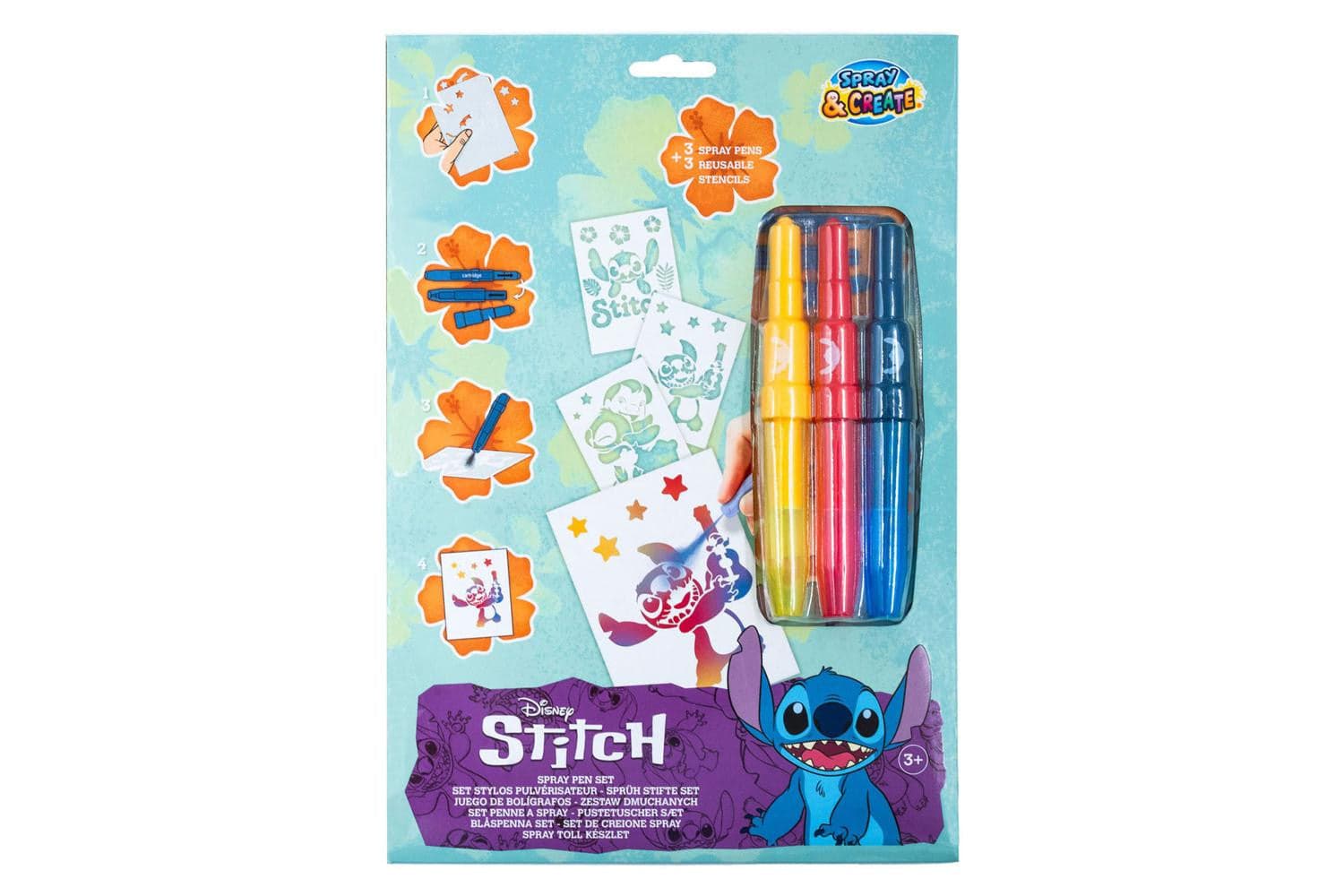 Spray Pen set 3pz Stitch in Evidenziatori Scontolo.net - Potenza, commercioVirtuoso.it
